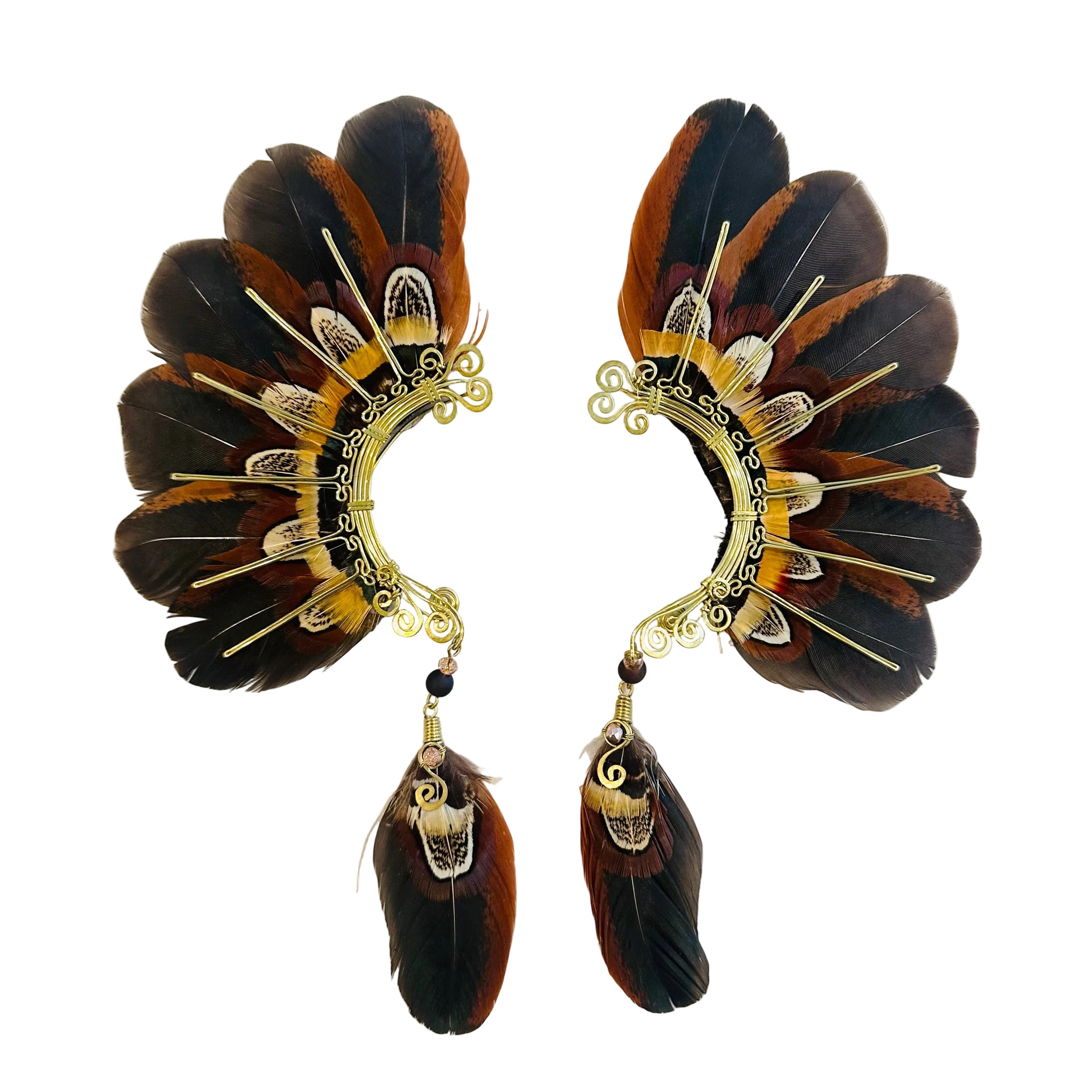 Feather wing cuff Earrings 1268