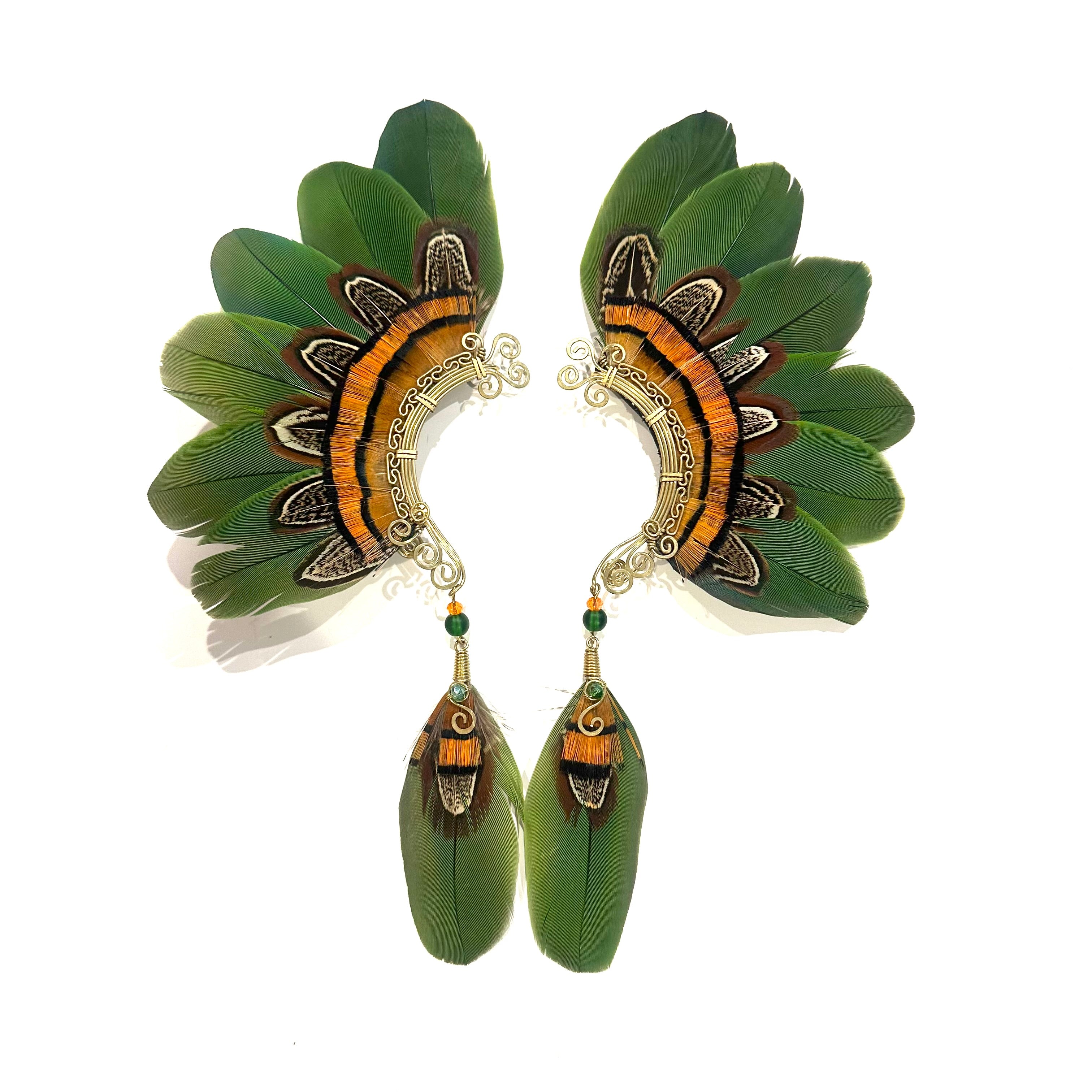 Feather wing cuff Earrings 1146