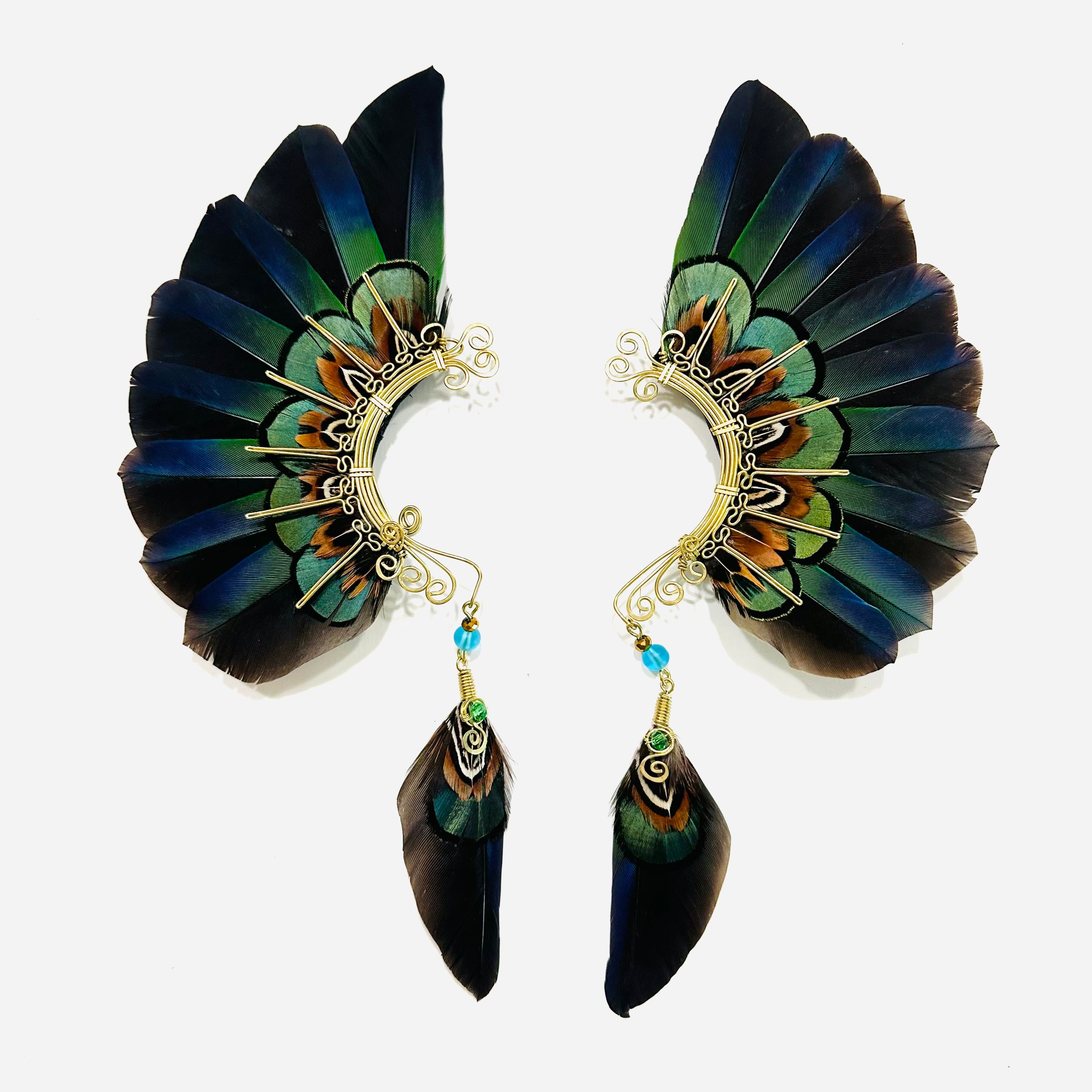 Feather wing cuff Earrings 1188