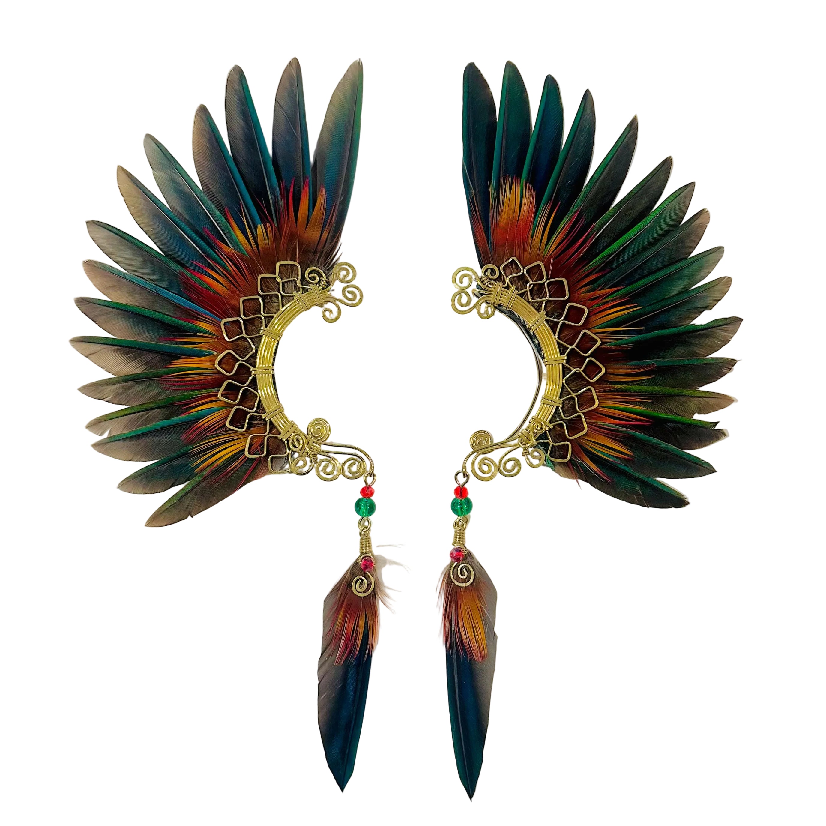 Feather wing cuff Earrings 1216