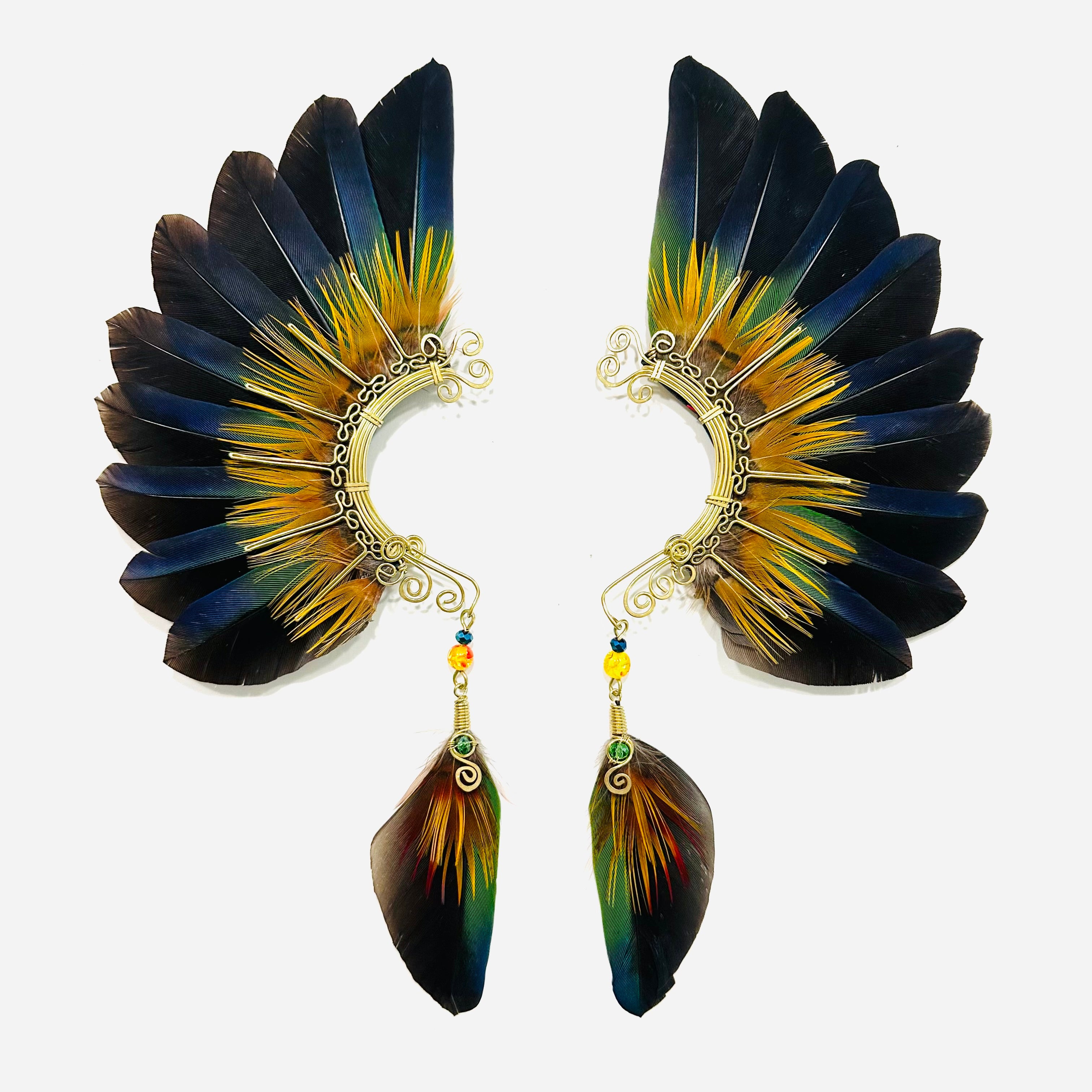 Feather wing cuff Earrings 1193
