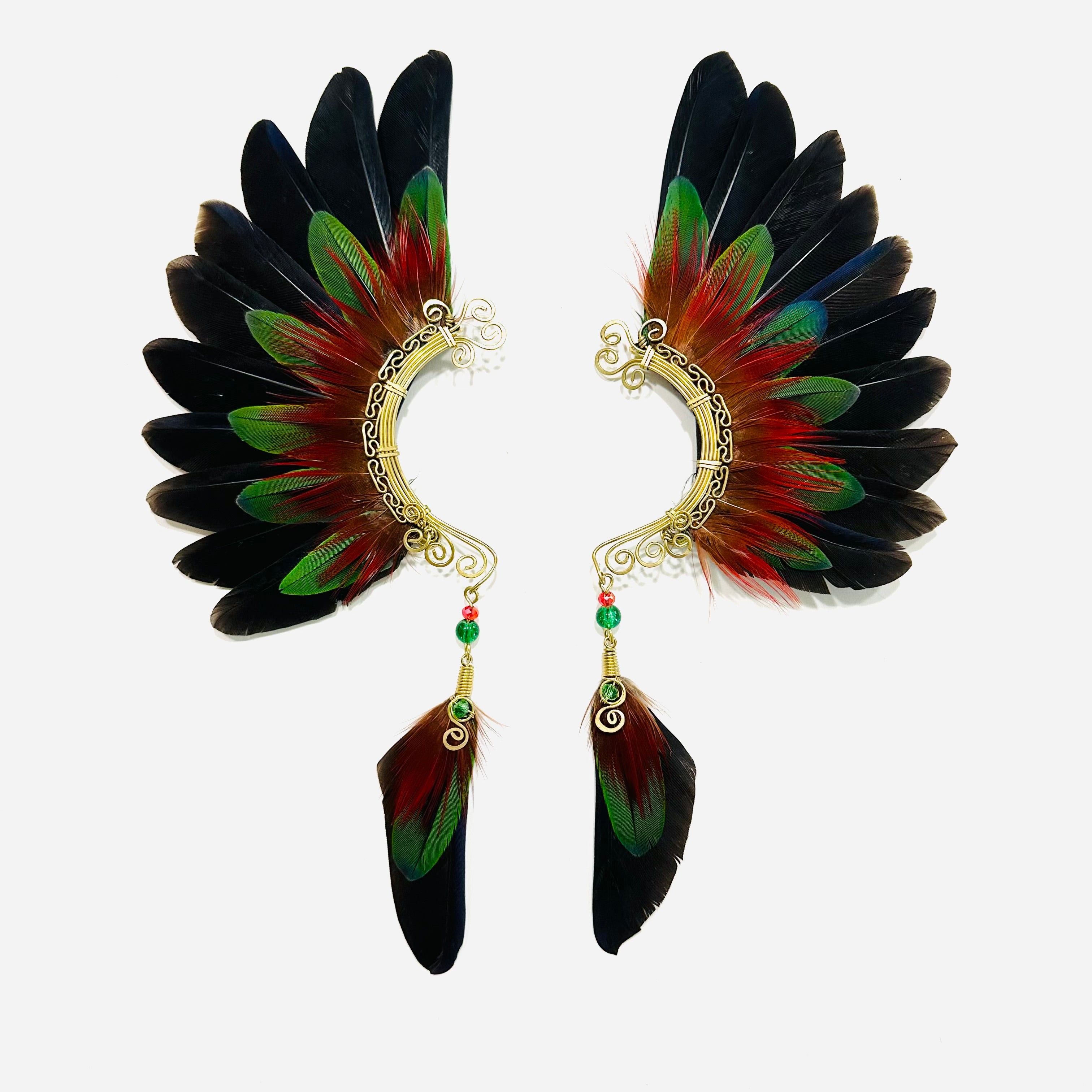 Feather wing cuff Earrings 1192