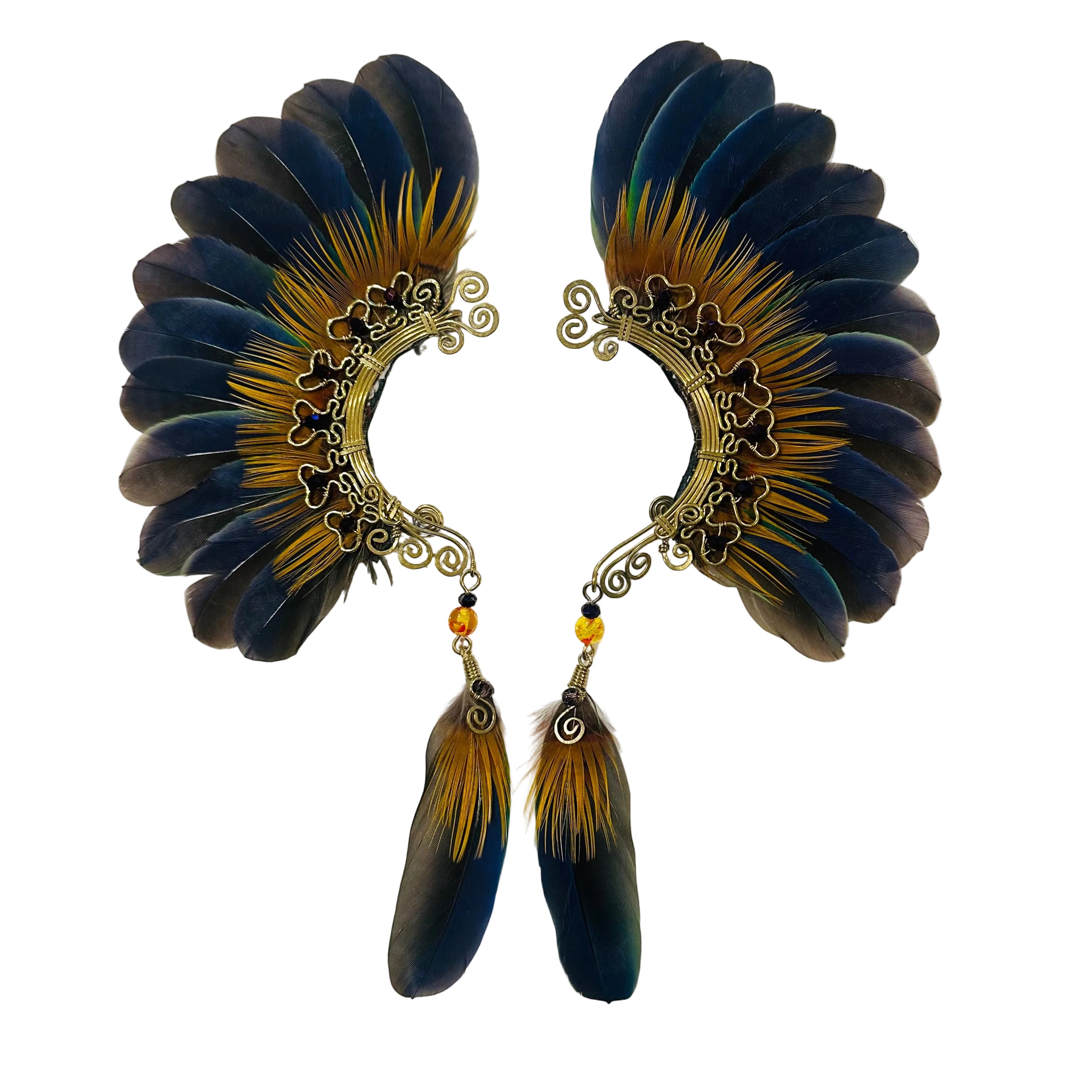 Feather wing cuff Earrings 1214