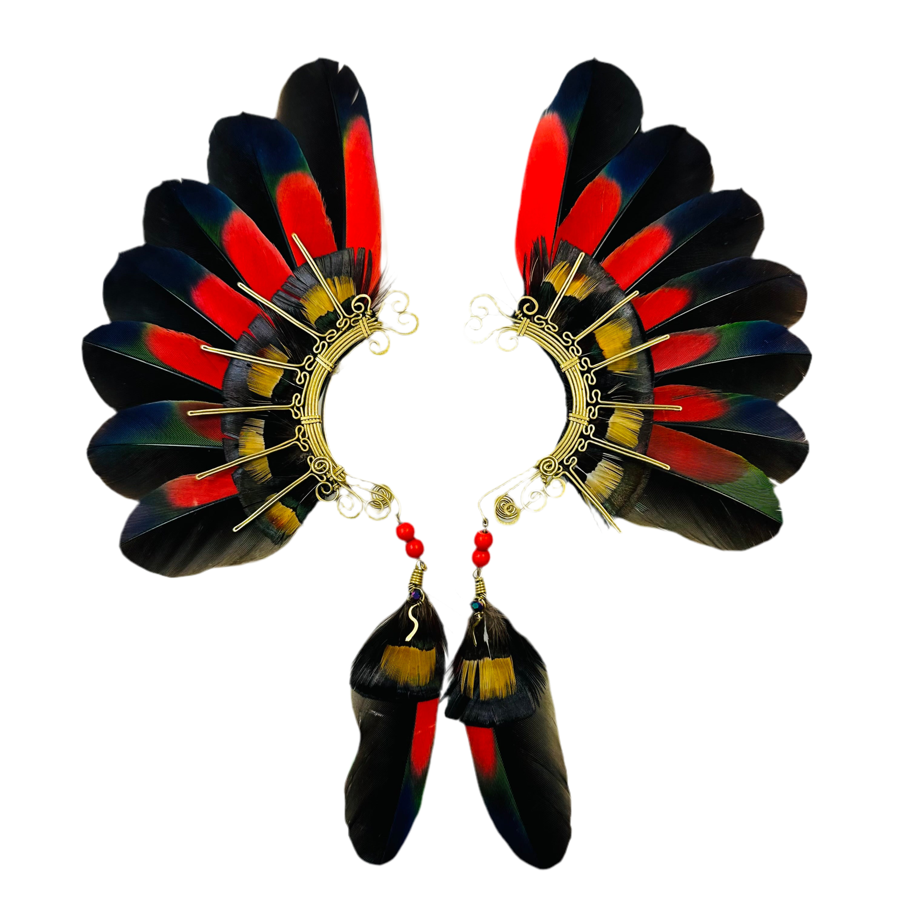 Feather wing cuff Earrings 1076