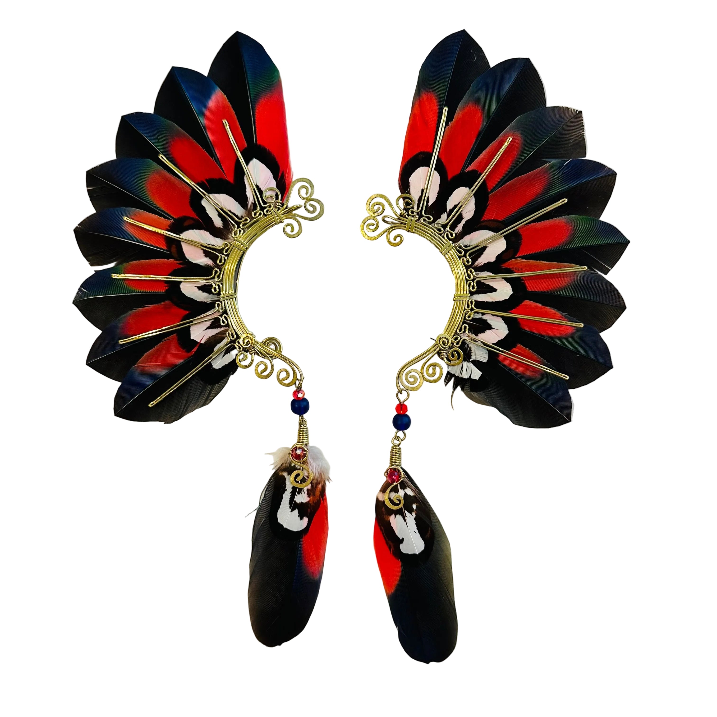 Feather wing cuff Earrings 1260