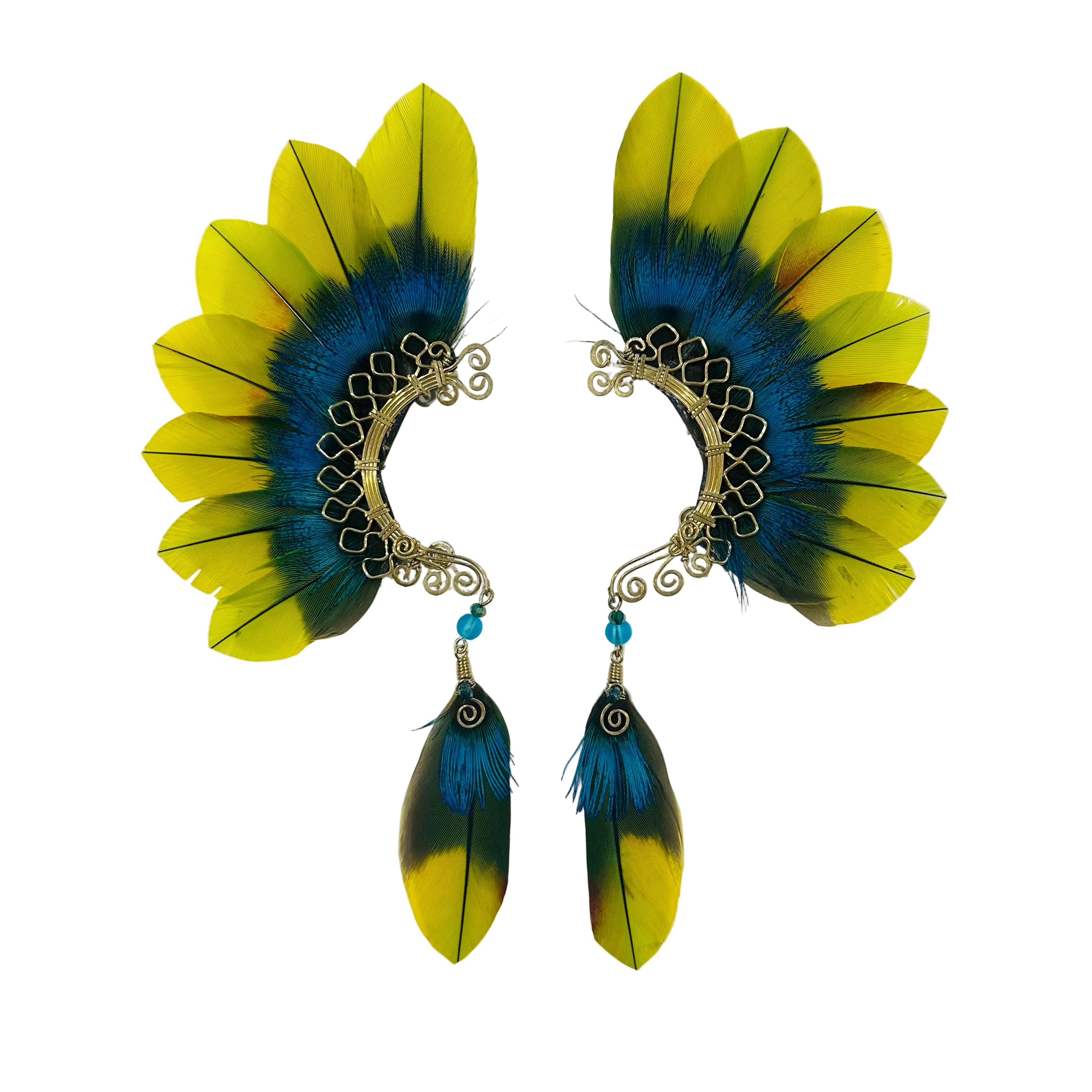 Feather wing cuff Earrings 1232