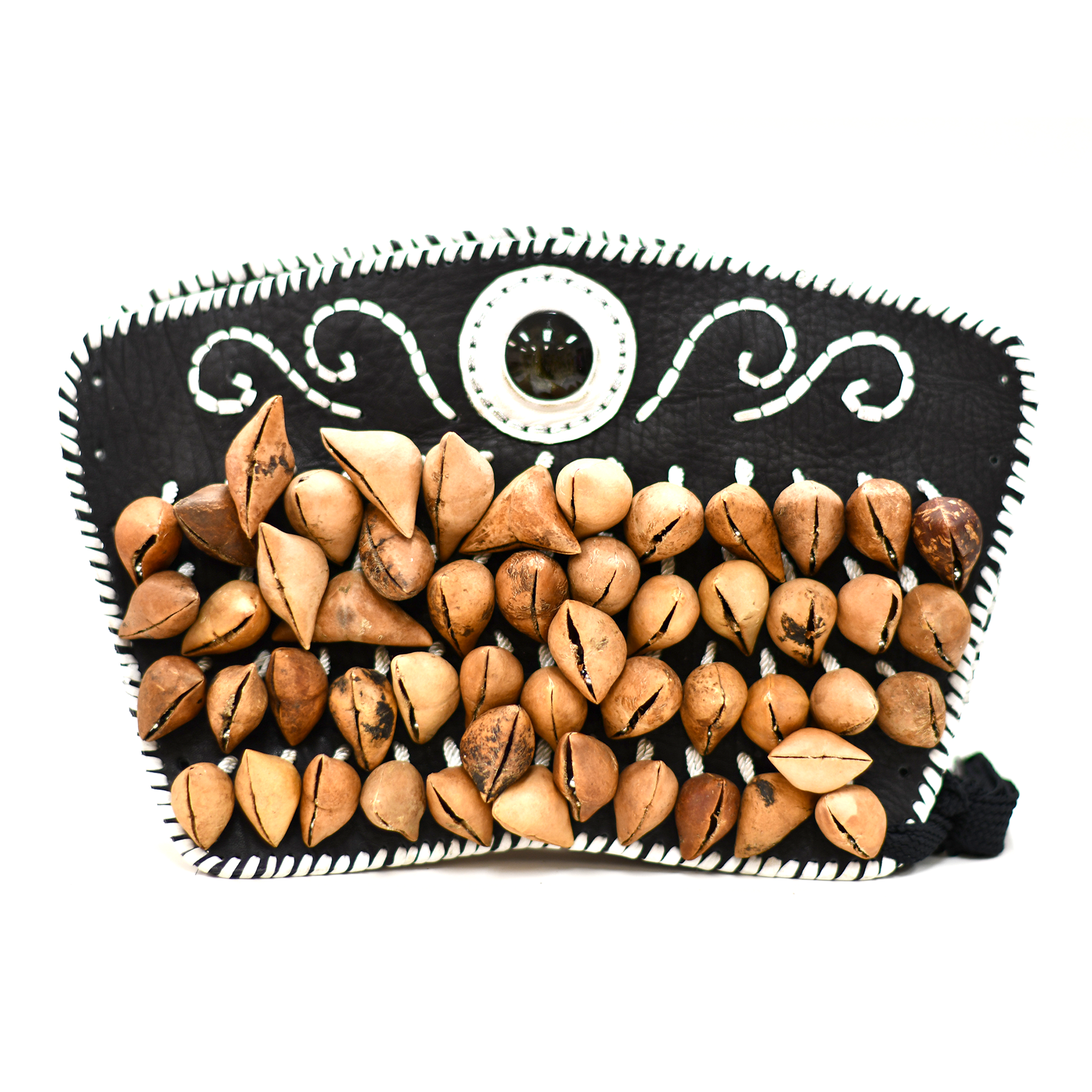 Ayoyotes w/ Obsidian - Adult - Black and White – Tochtli Cultural Wear