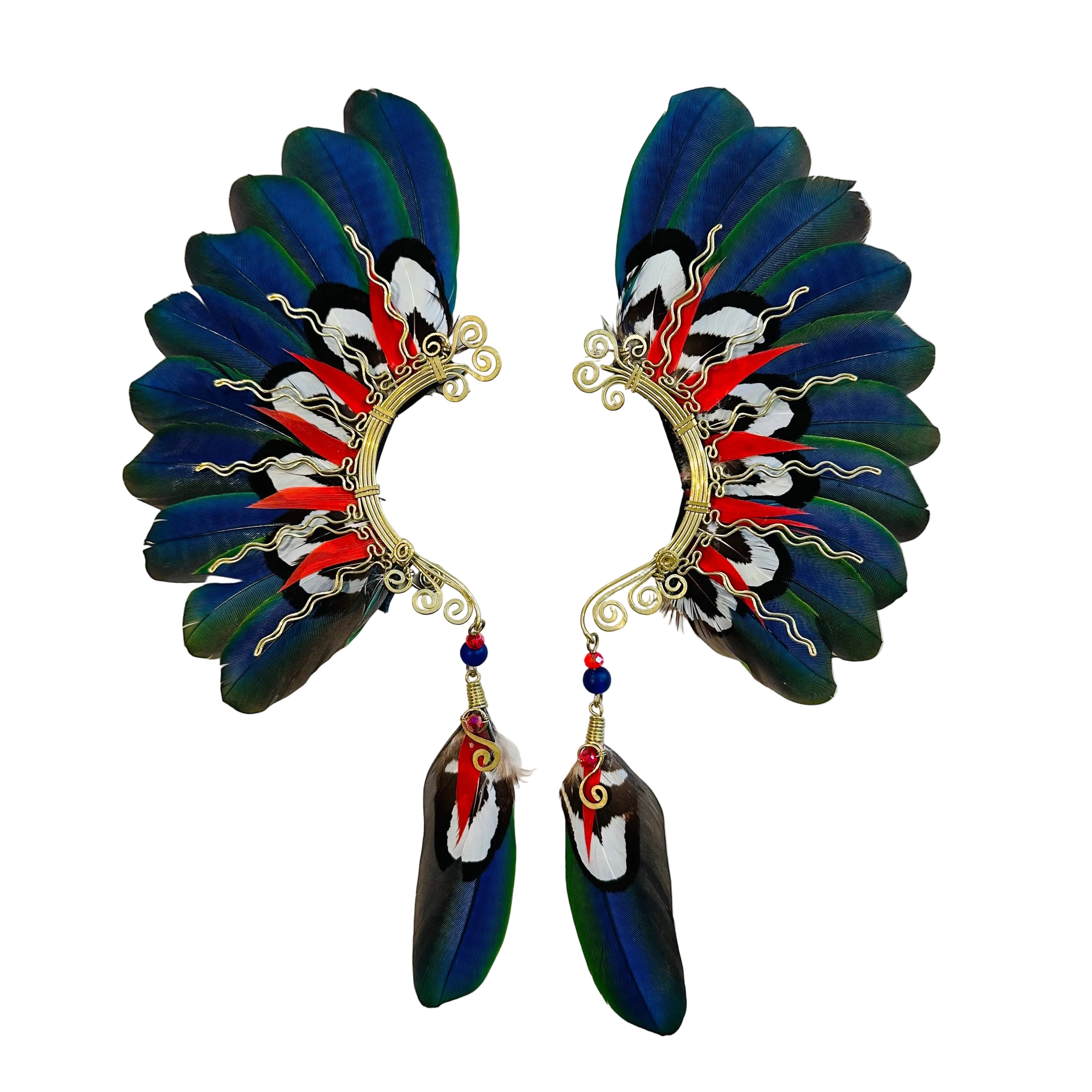 Feather wing cuff Earrings 1257