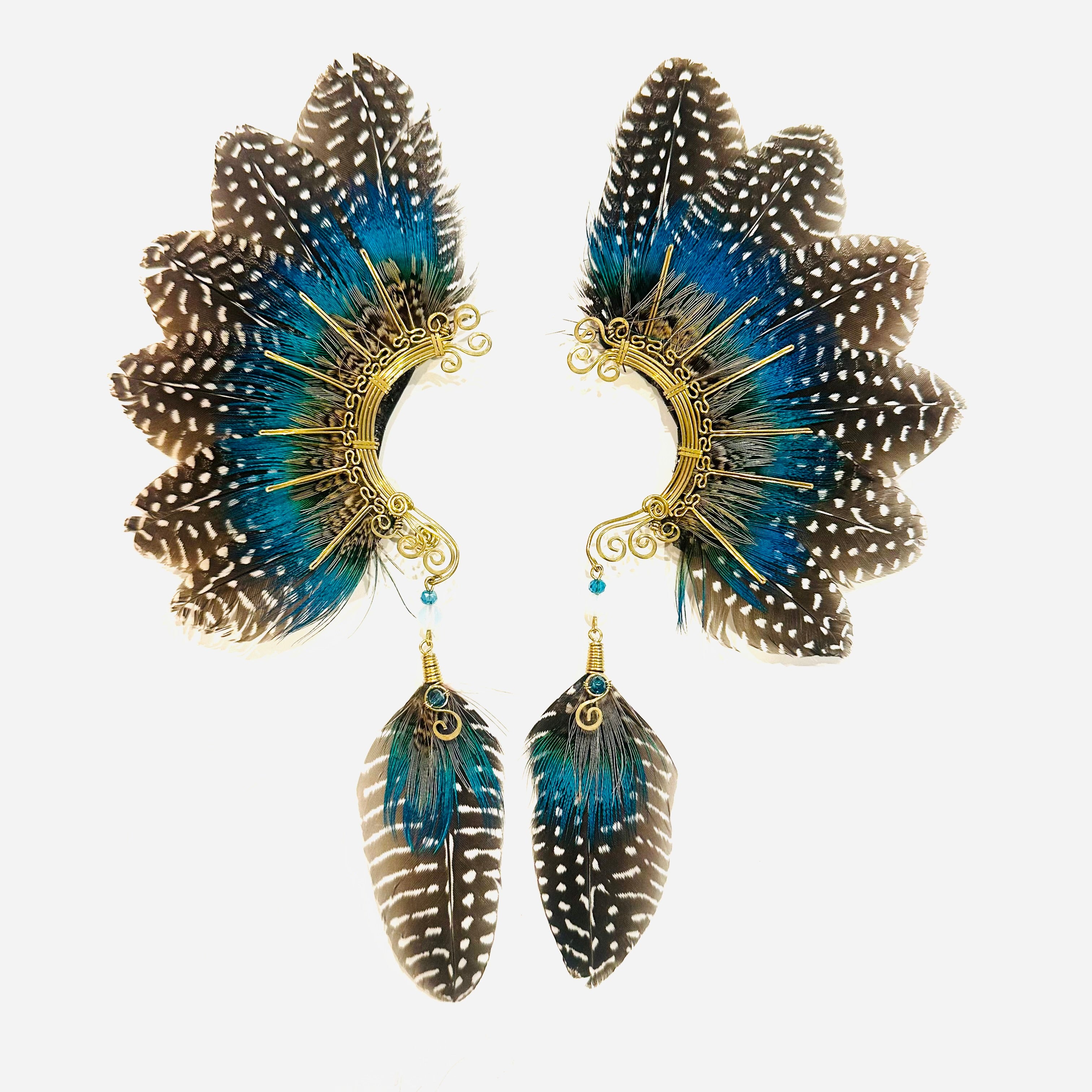Feather wing cuff Earrings 1159
