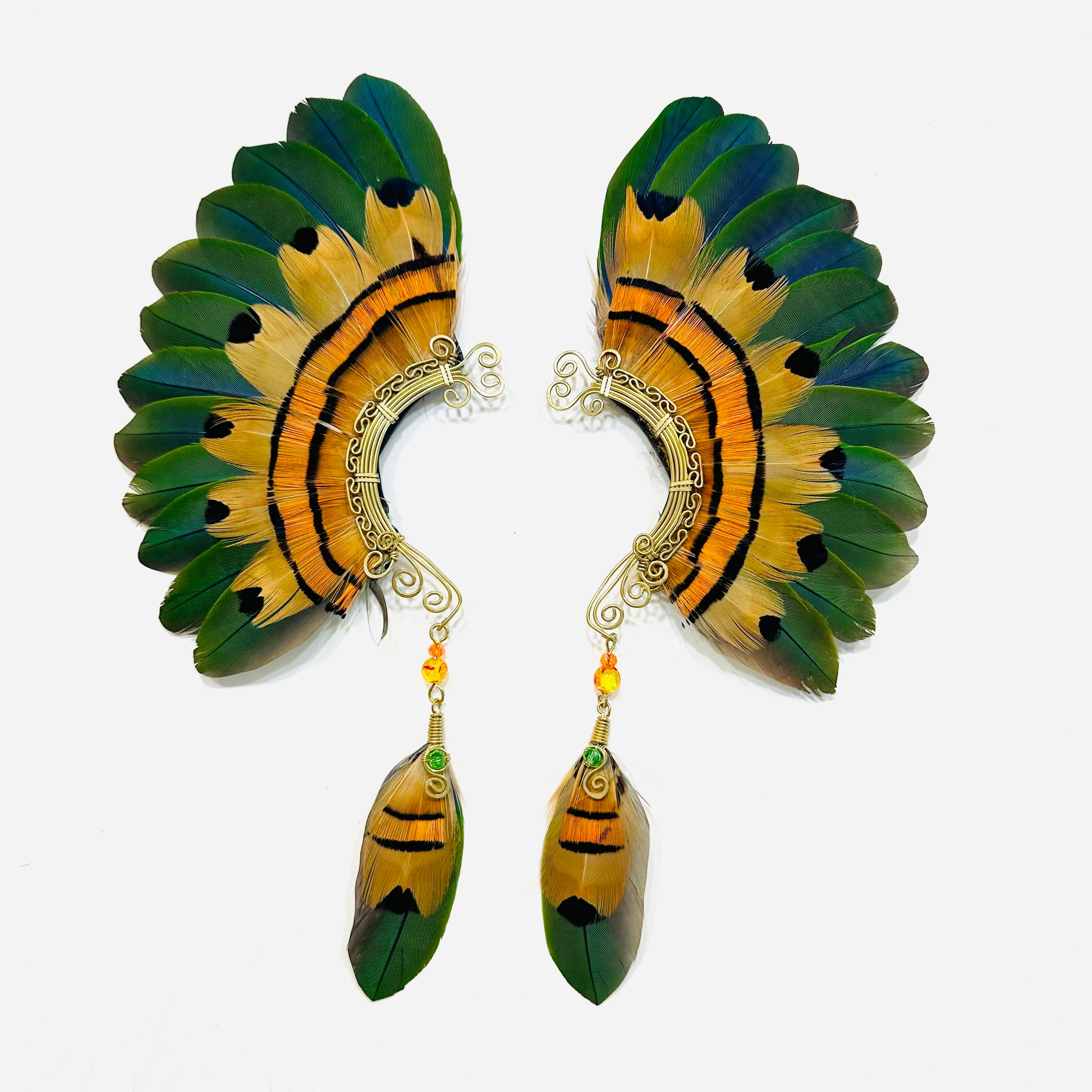 Feather wing cuff Earrings 1203