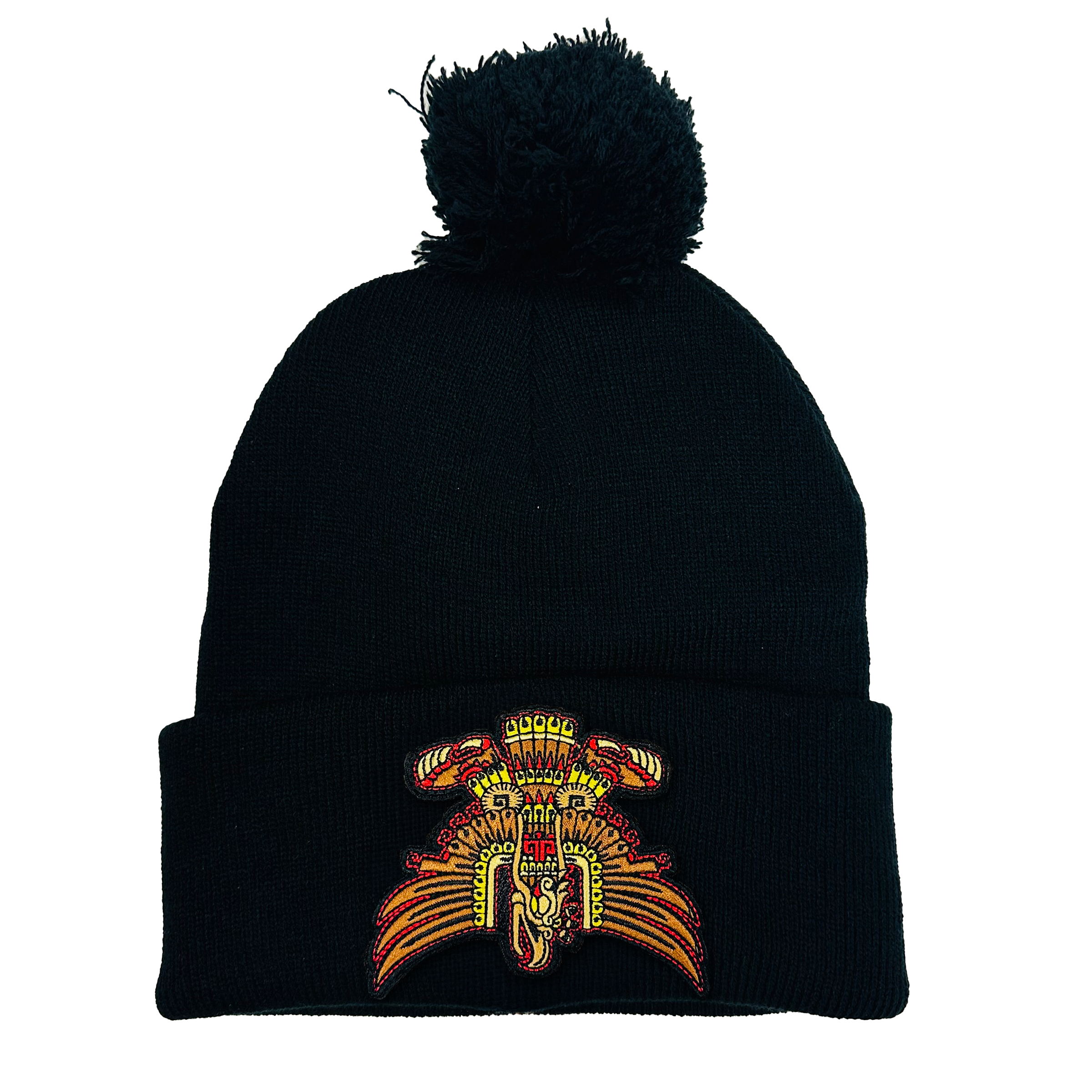 Beanie - Cuauhtémoc patched, Pom Pom