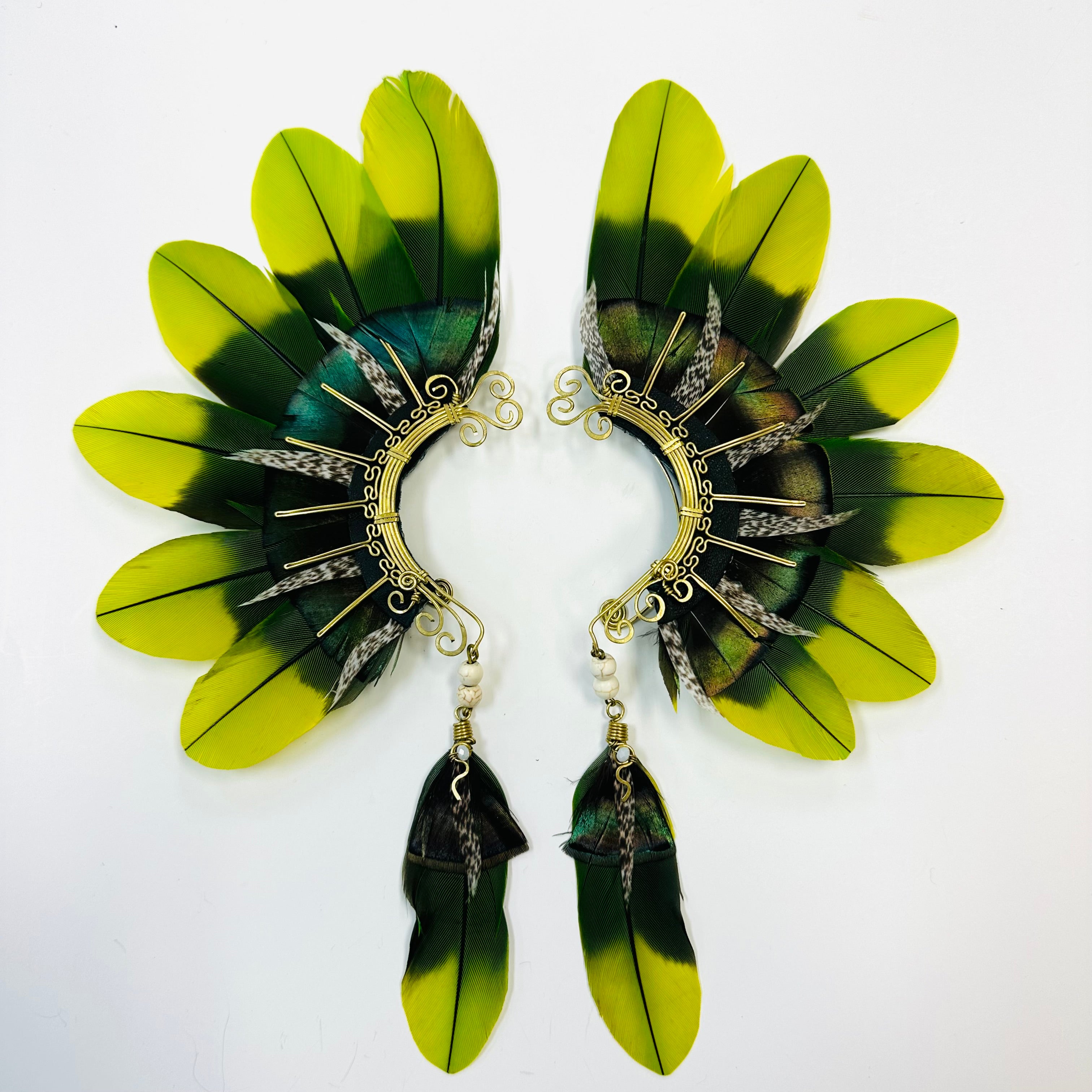 Feather wing cuff Earrings 1066