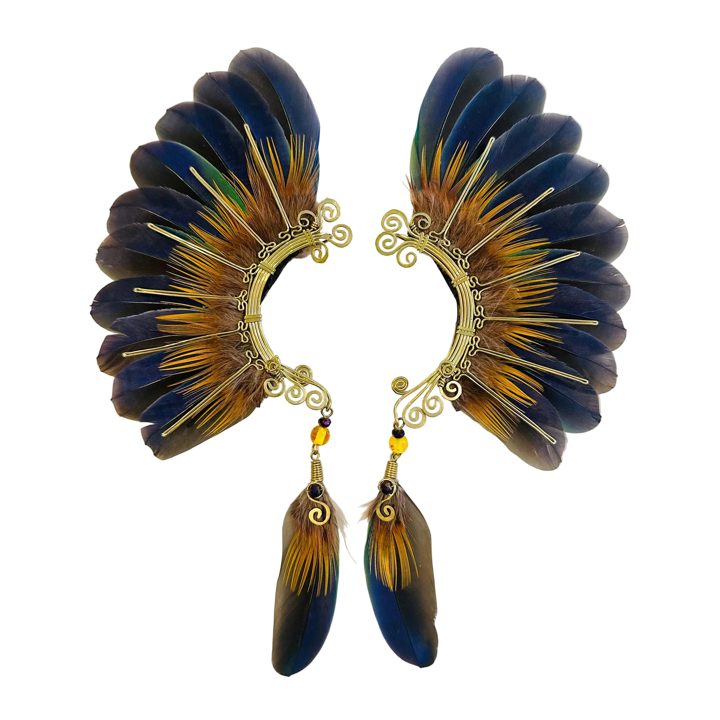 Feather wing cuff Earrings 1276