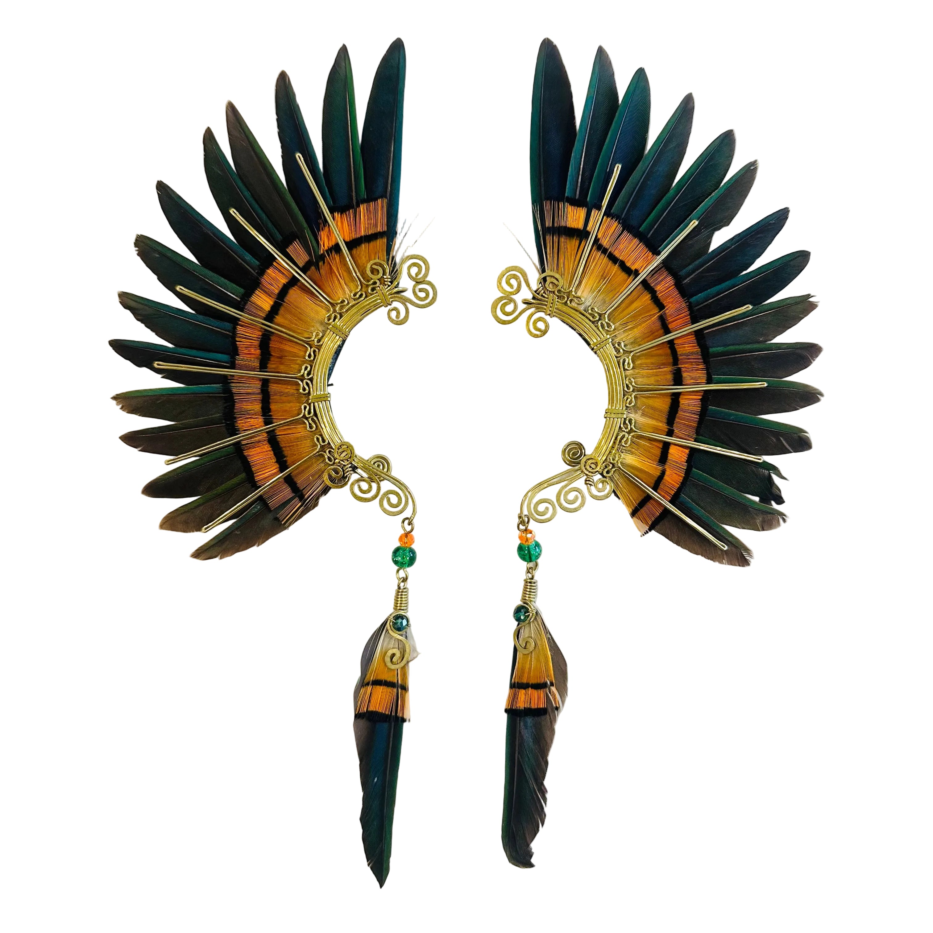 Feather wing cuff Earrings 1280