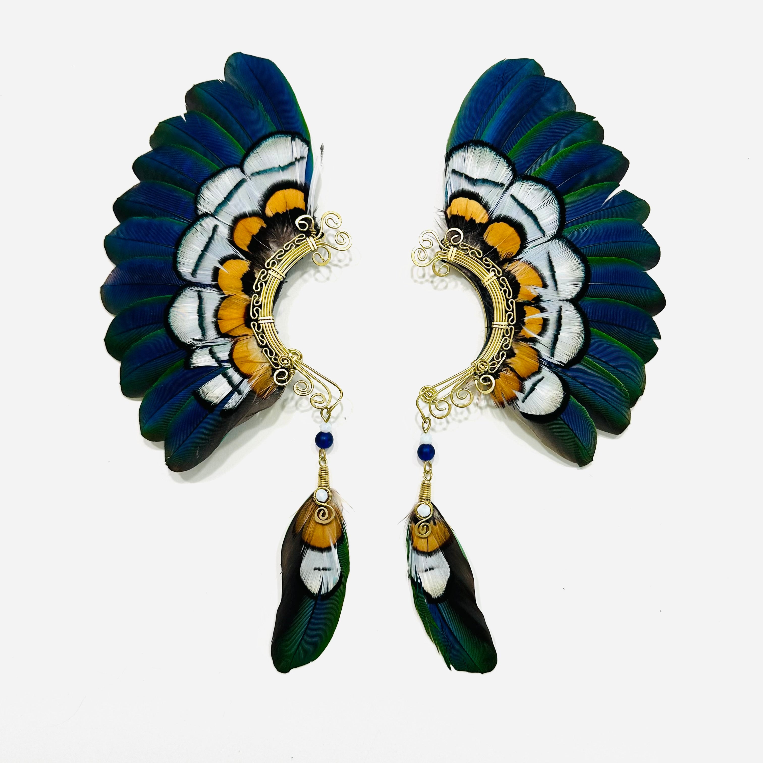 Feather wing cuff Earrings 1175