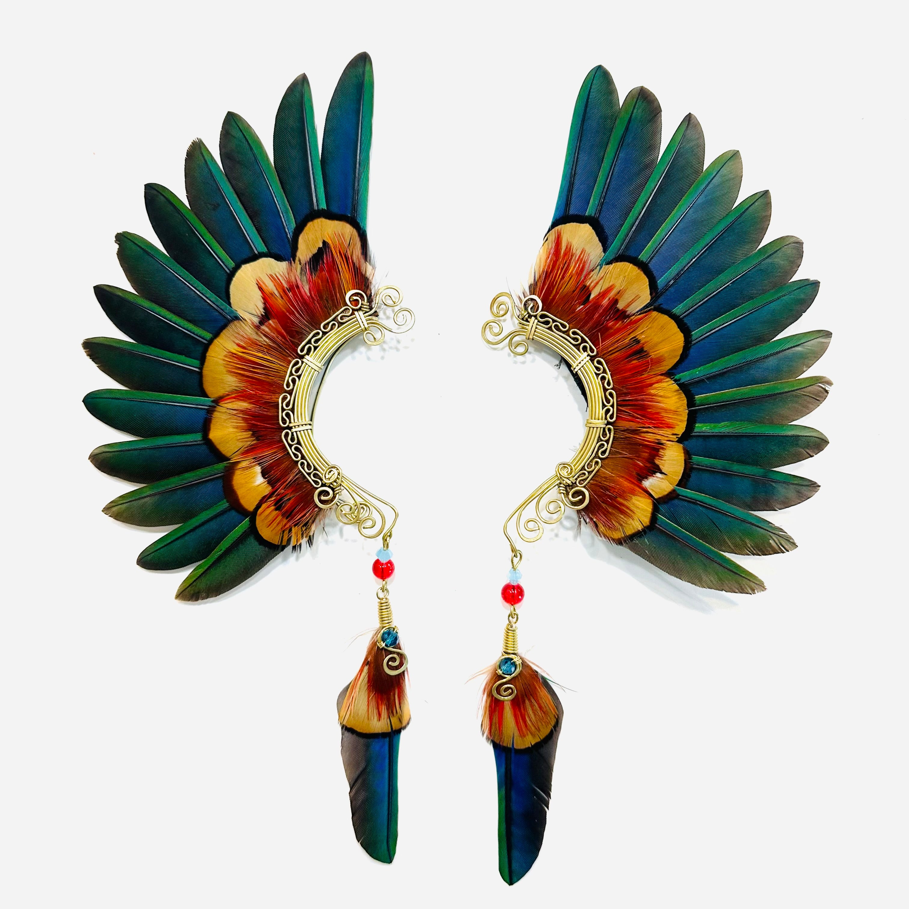 Feather wing cuff Earrings 1197