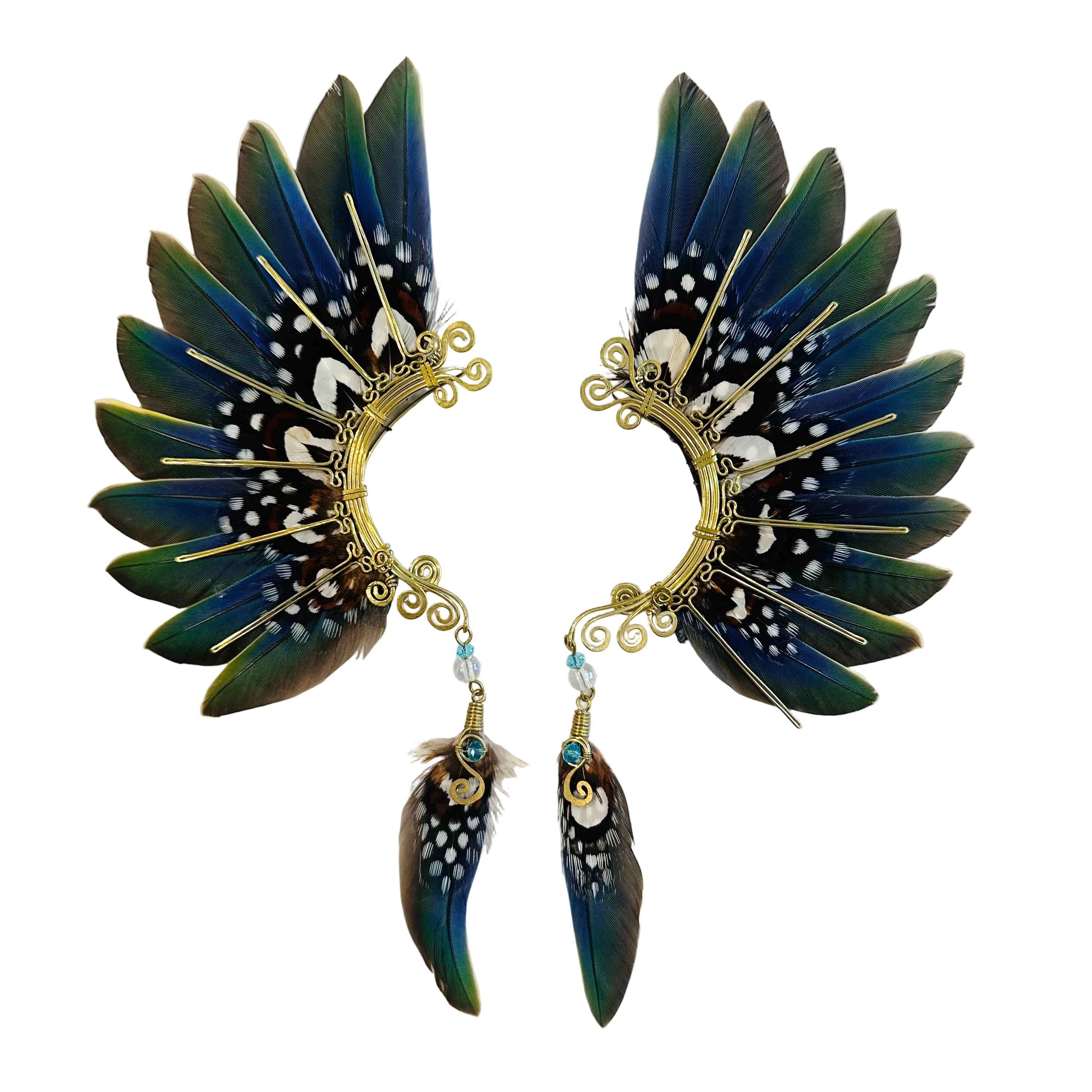 Feather wing cuff Earrings 1270