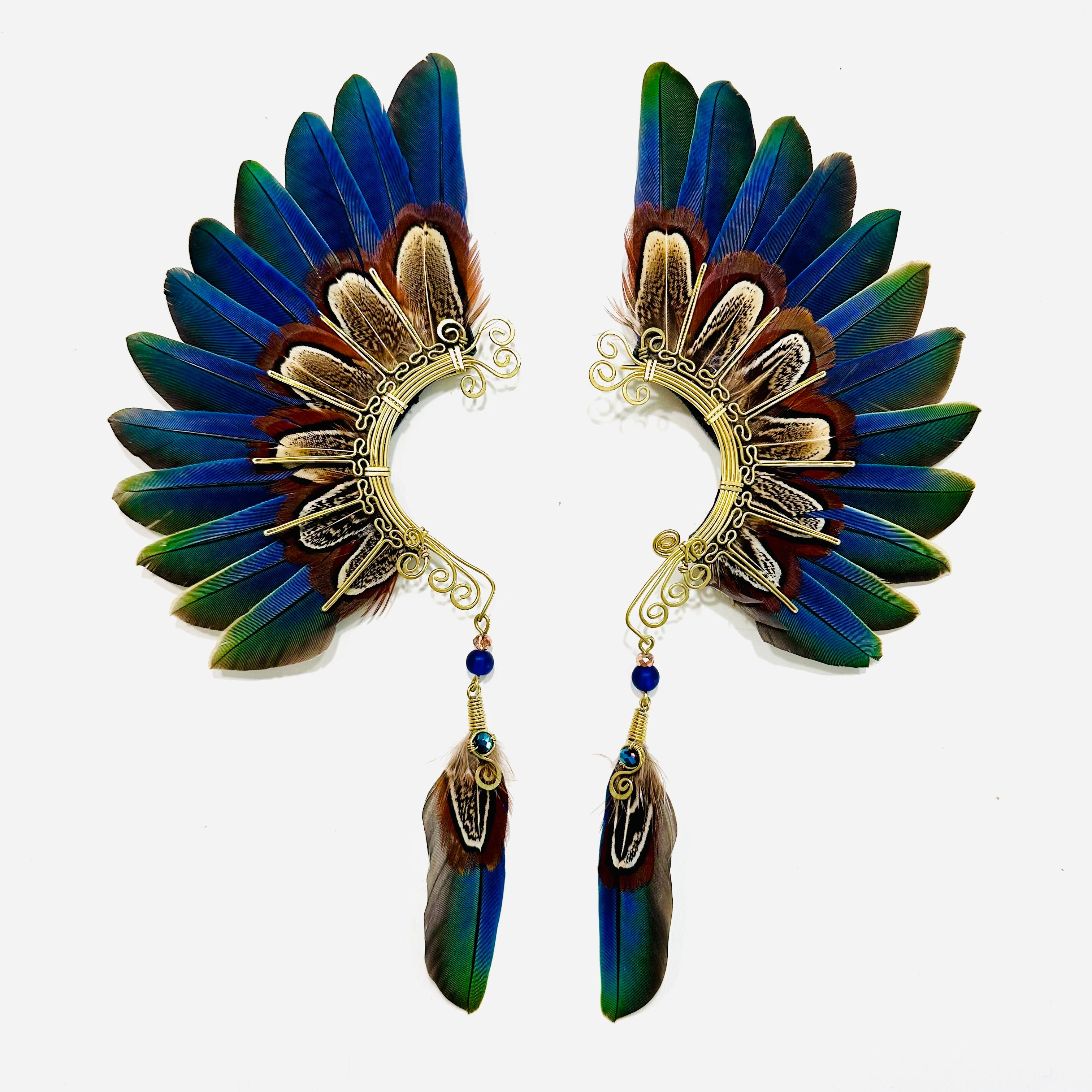 Feather wing cuff Earrings 1191