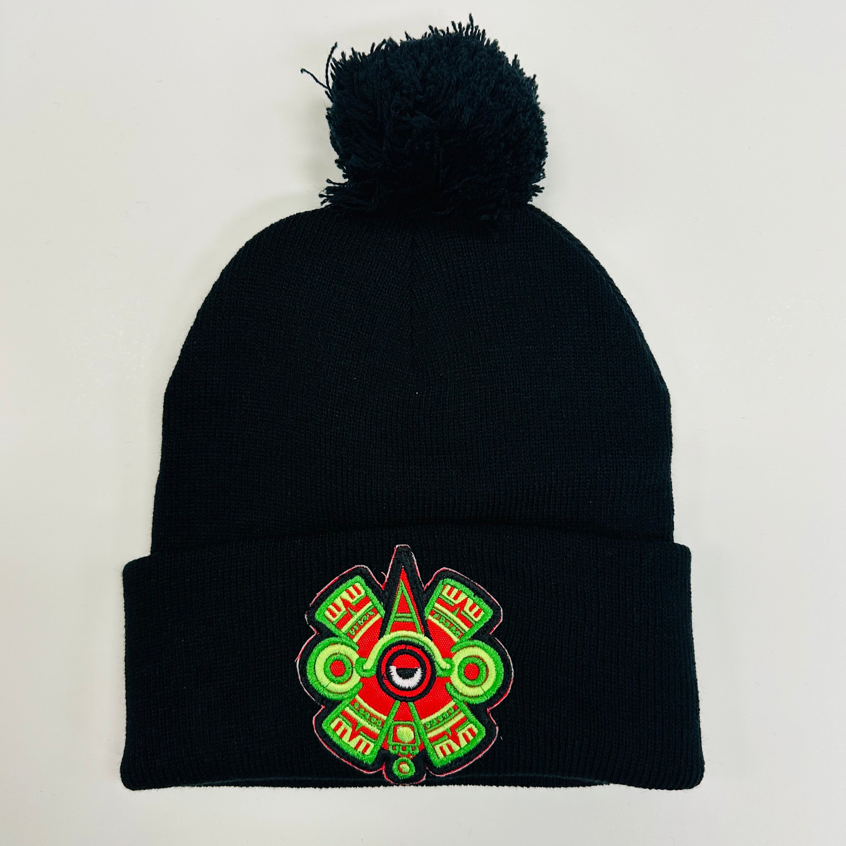 Beanie - Ollin(Green)Pom Pom