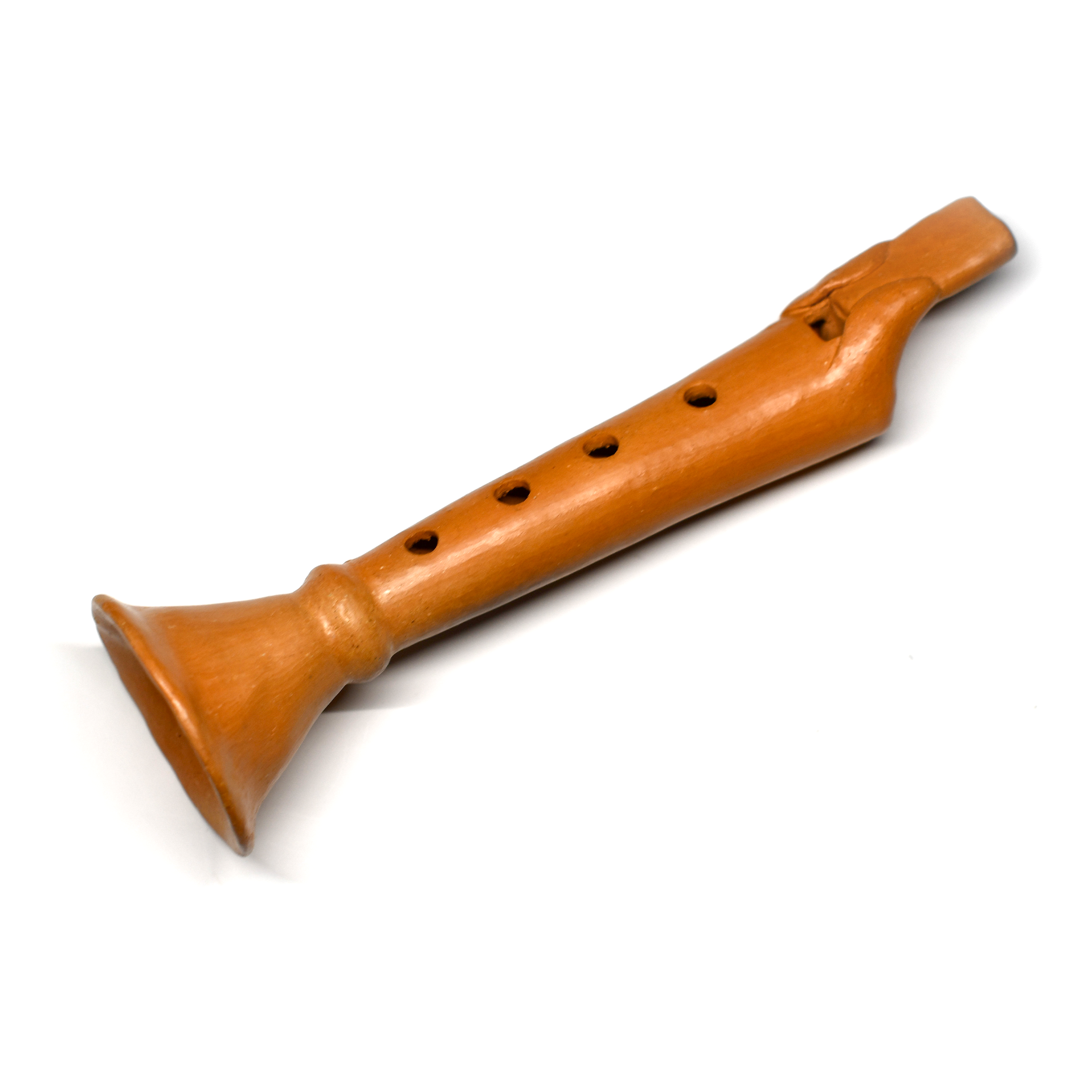Clay Flute - Tezcatlipoca - 5 – Tochtli Cultural Wear