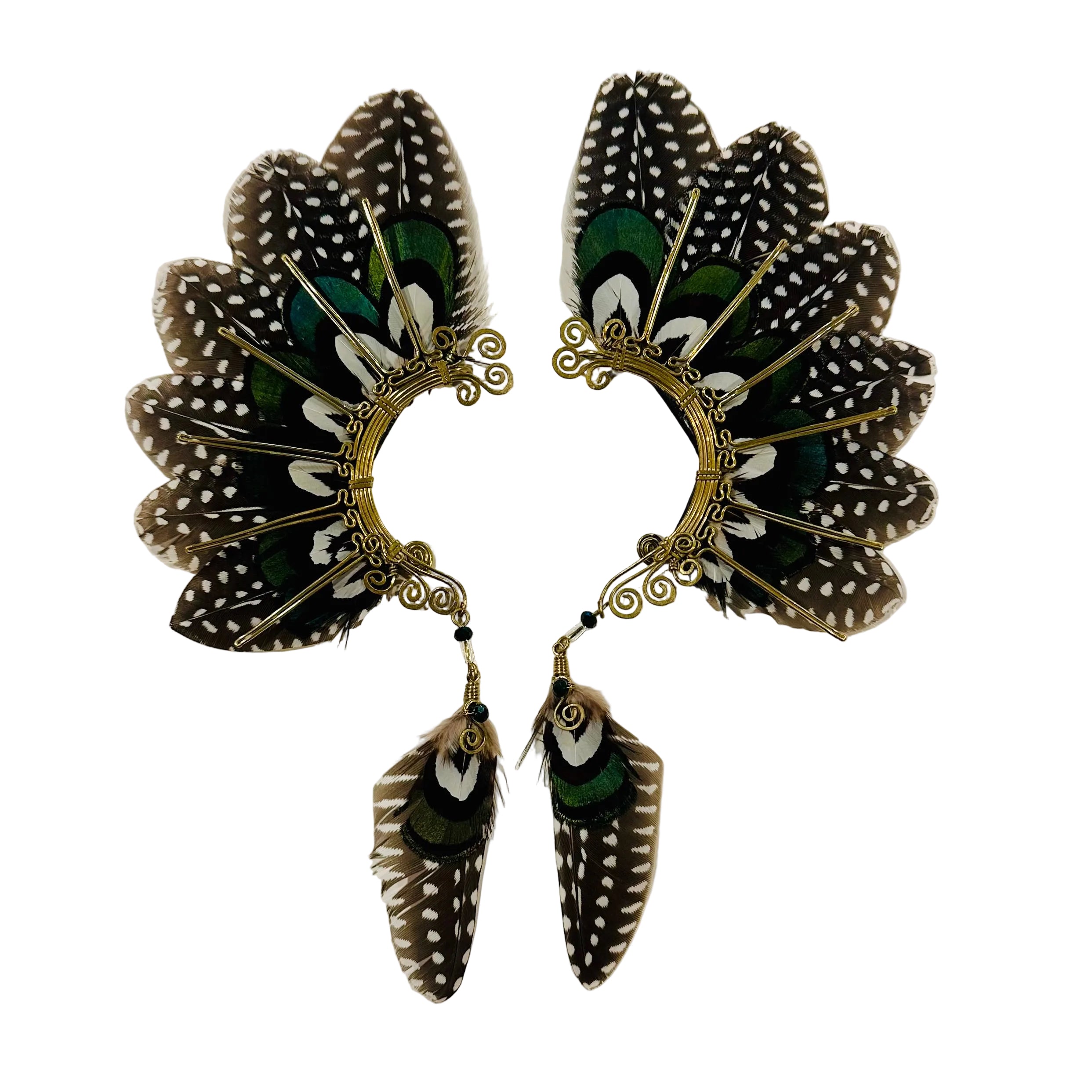 Feather wing cuff Earrings 1207