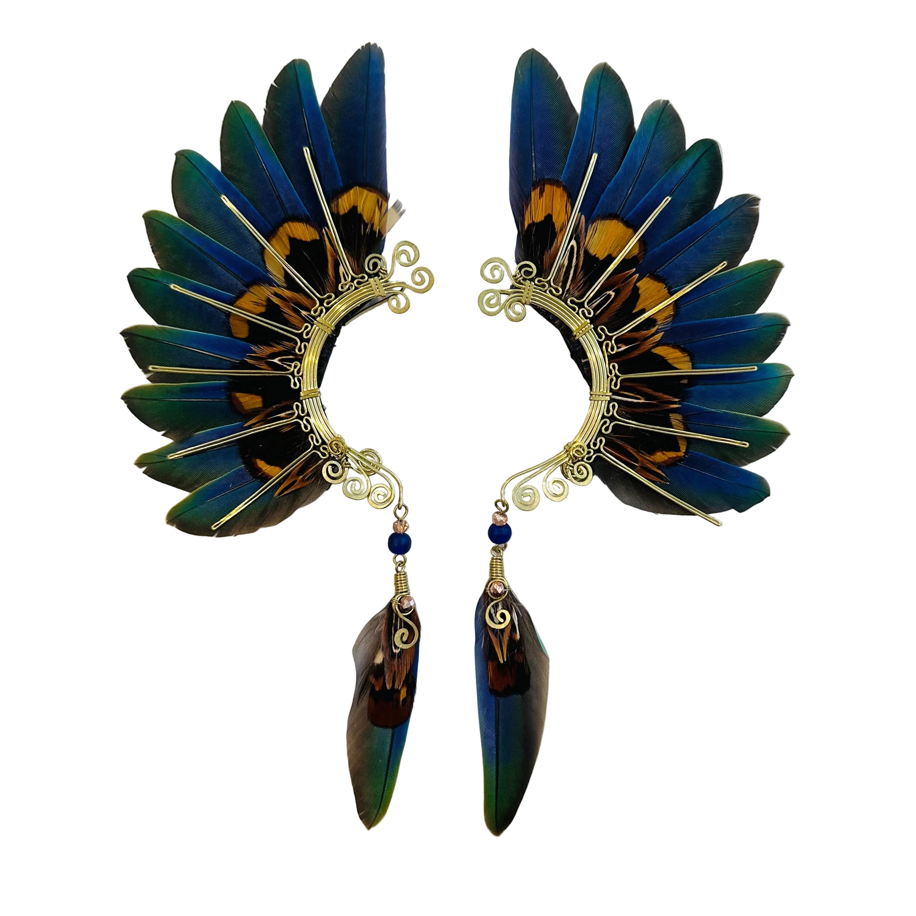 Feather wing cuff Earrings 1266