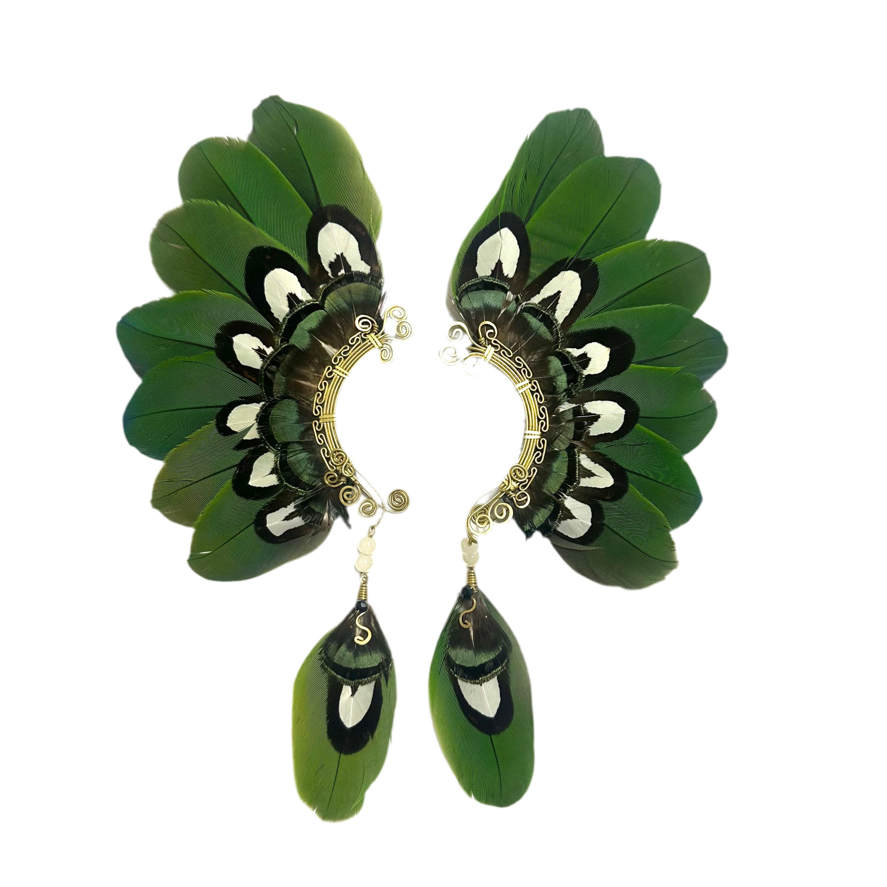 Feather wing cuff Earrings 1081