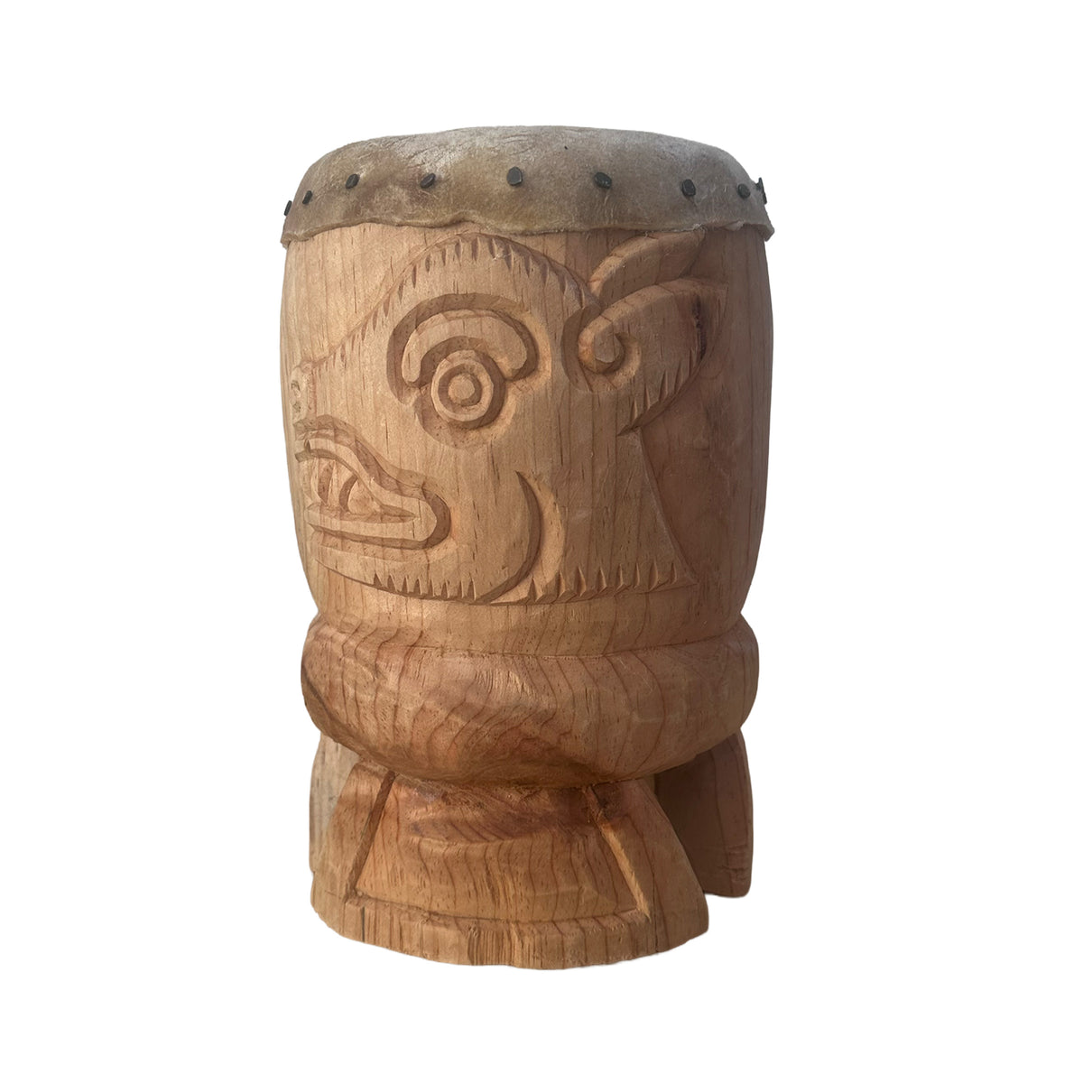 Drum (Huehuetl) - Miquiztli & Itzcuintli - 10”