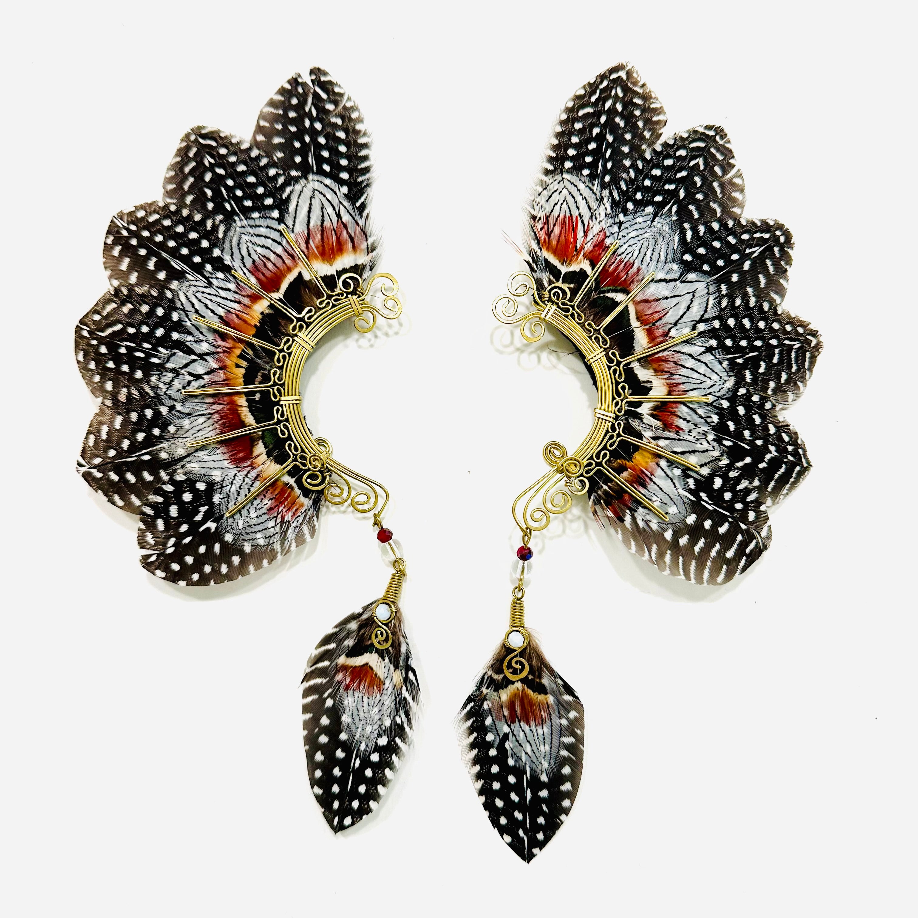 Feather wing cuff Earrings 1174