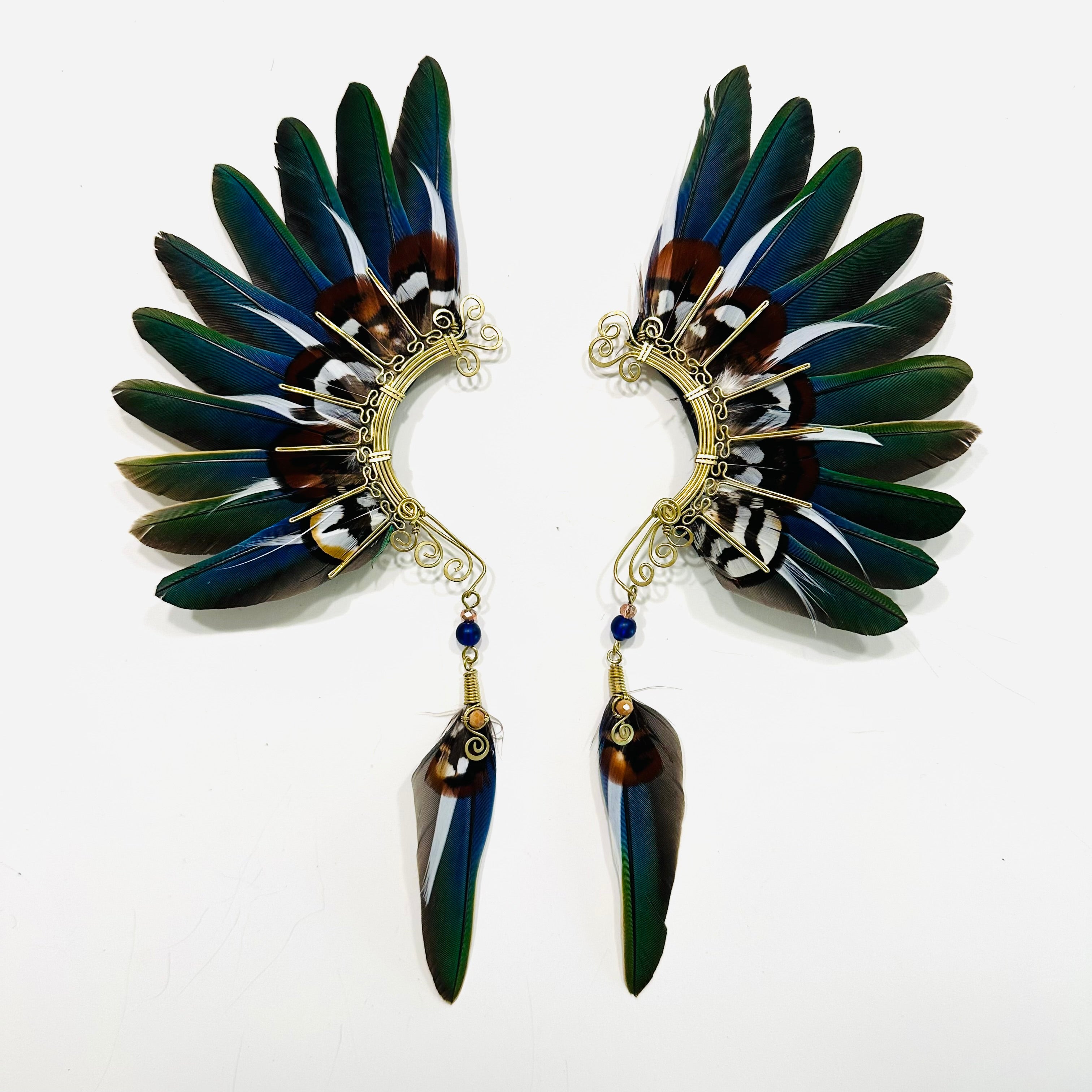 Feather wing cuff Earrings 1187