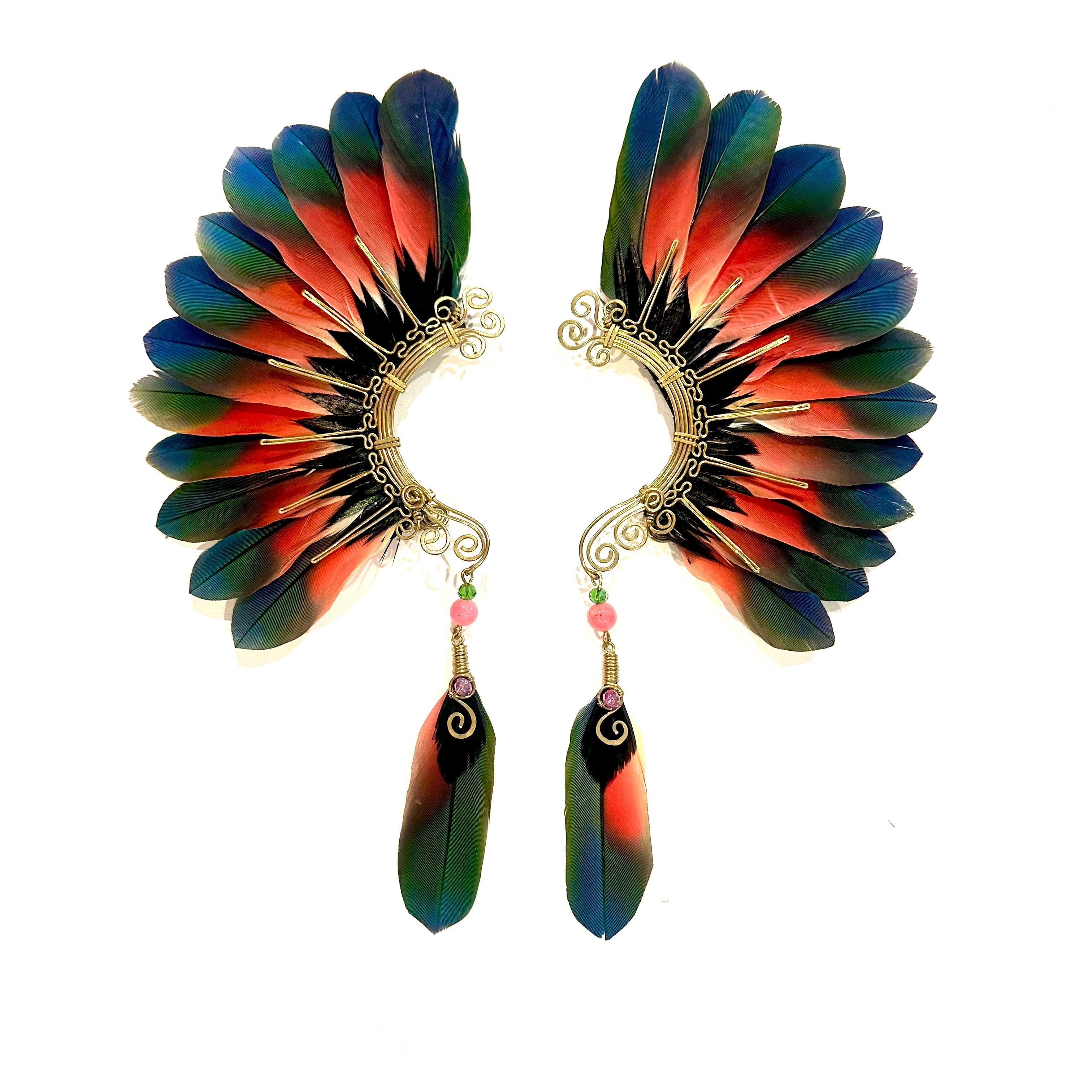 Feather wing cuff Earrings 1166