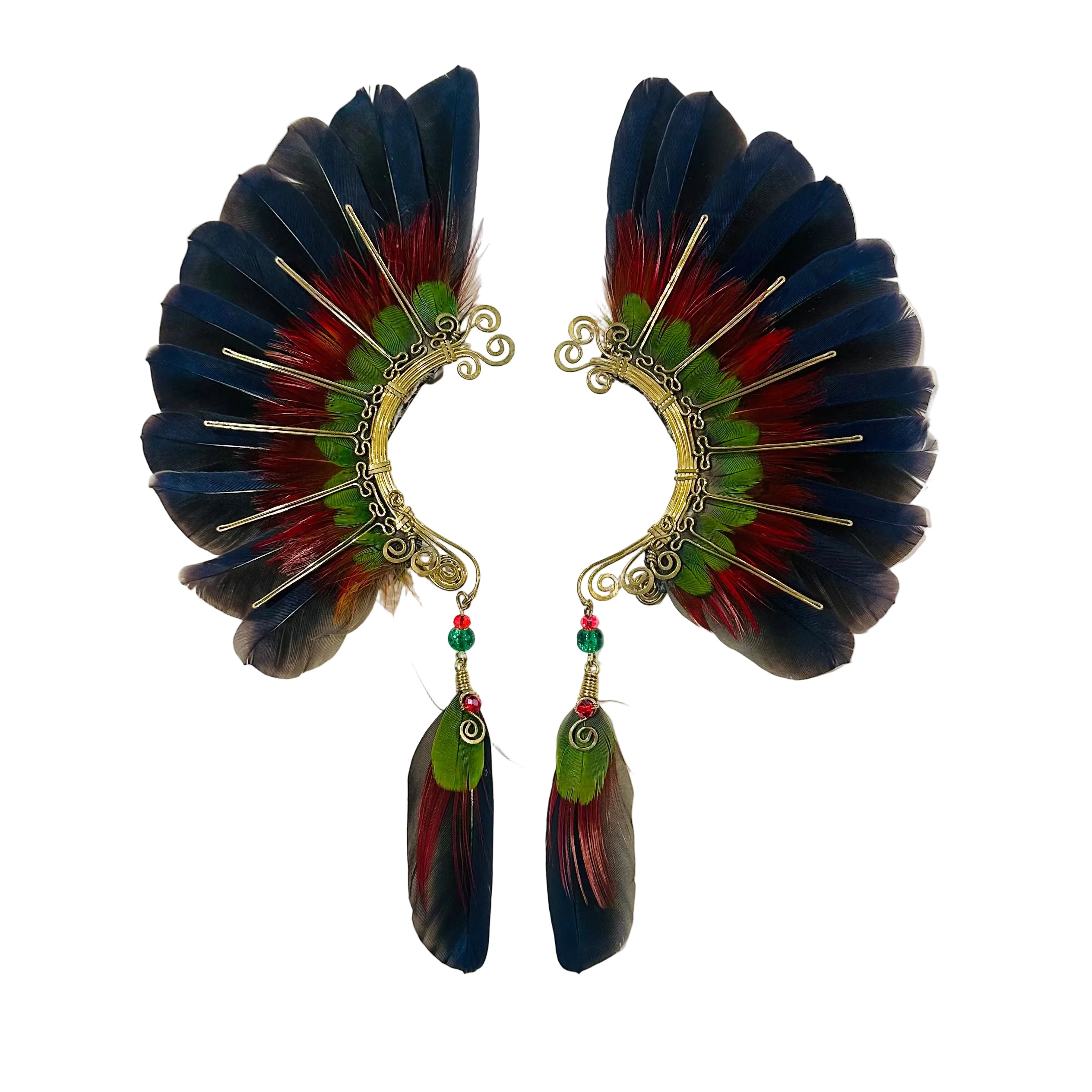 Feather wing cuff Earrings 1210