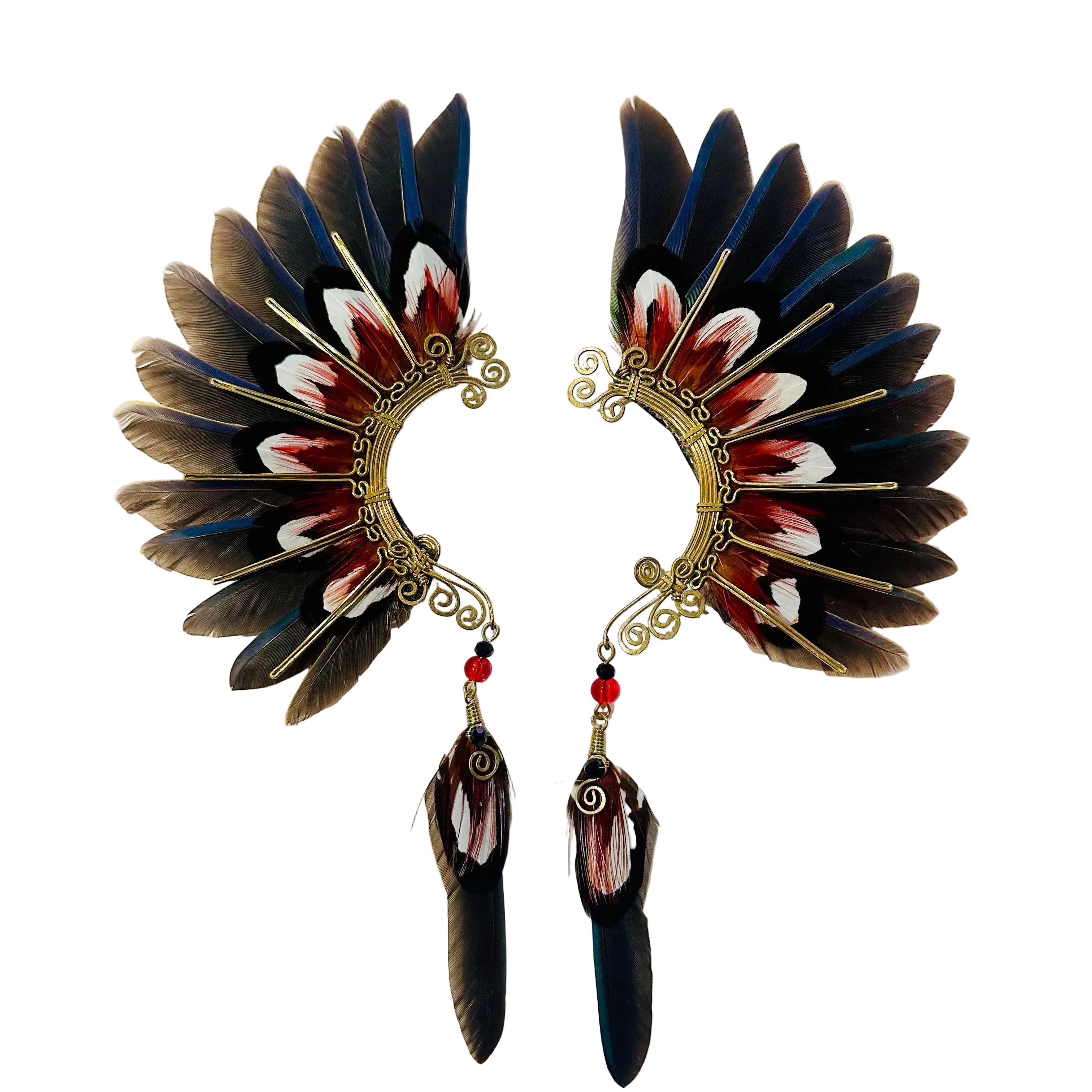 Feather wing cuff Earrings 1220