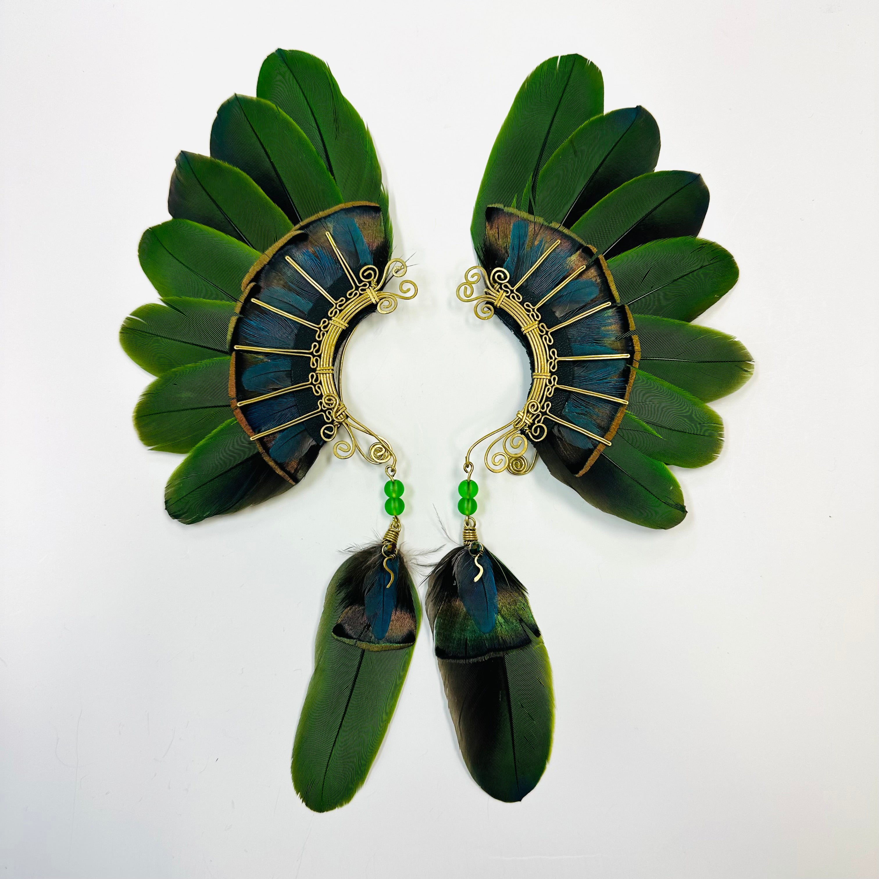 Feather wing cuff Earrings 1065