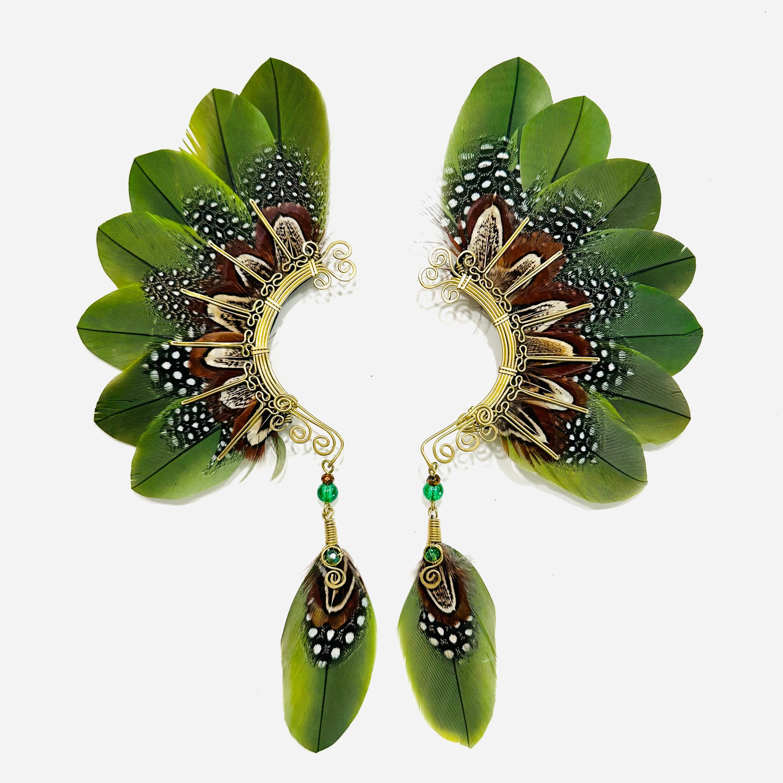 Feather wing cuff Earrings 1184