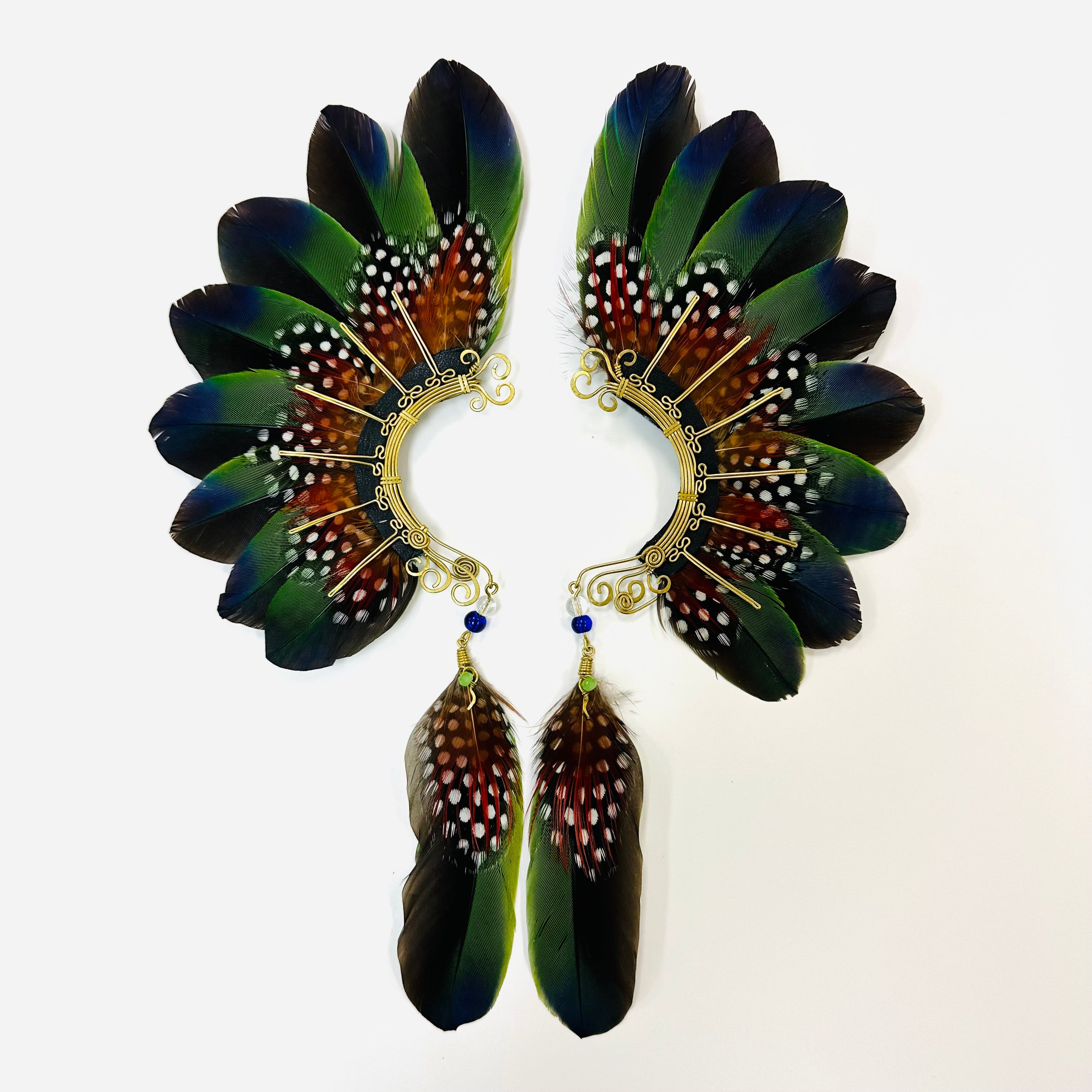 Feather wing cuff Earrings 1038