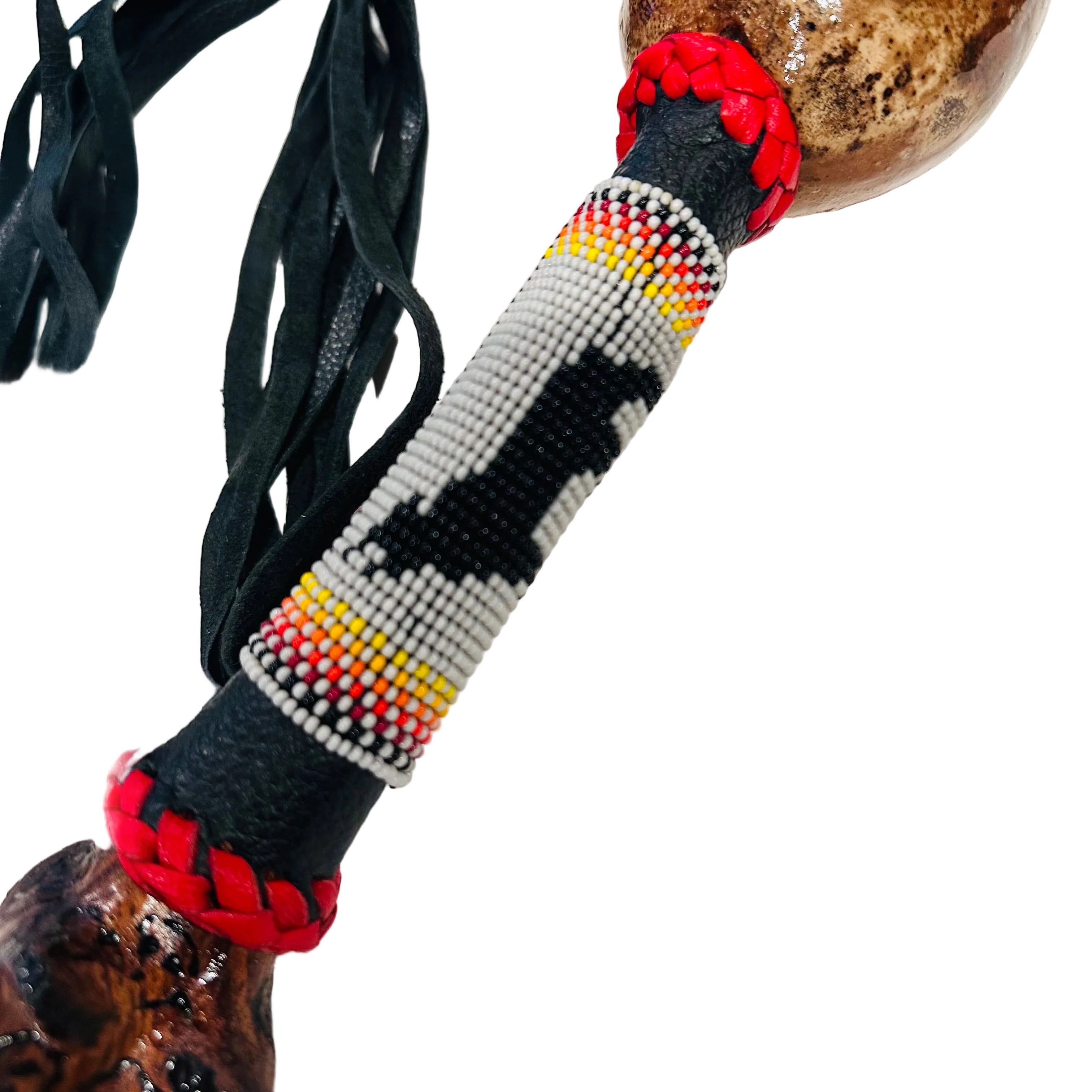 Dance - Gourd Sonaja (Rattle) - Beaded 14
