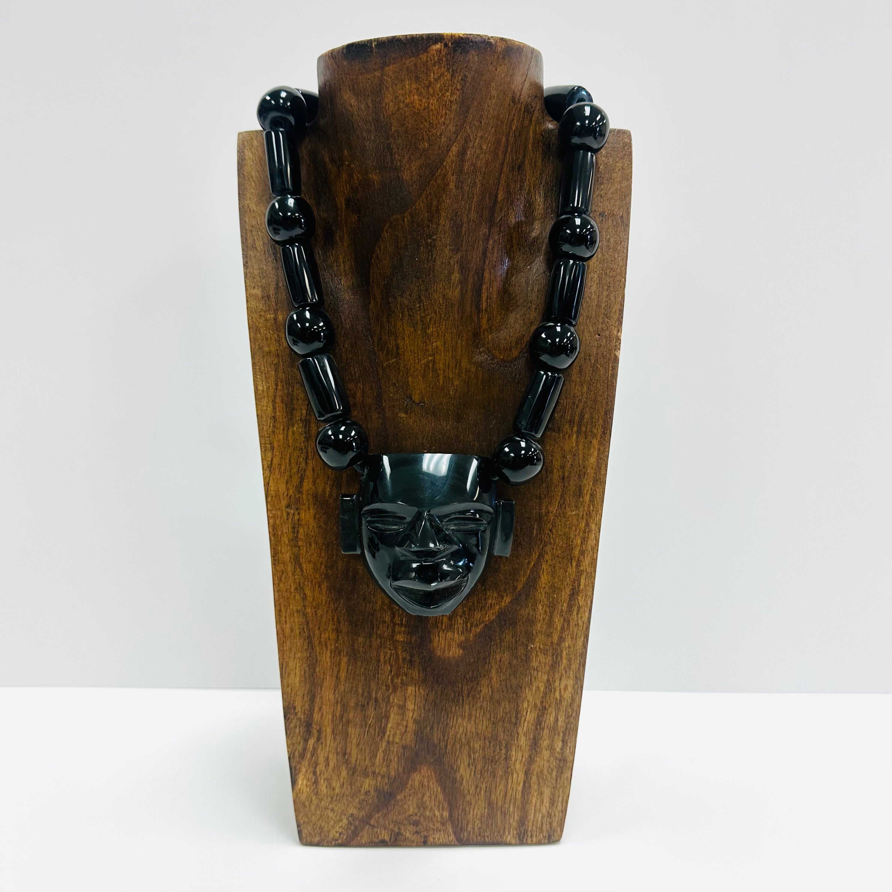 Necklace - Obsidian Mask