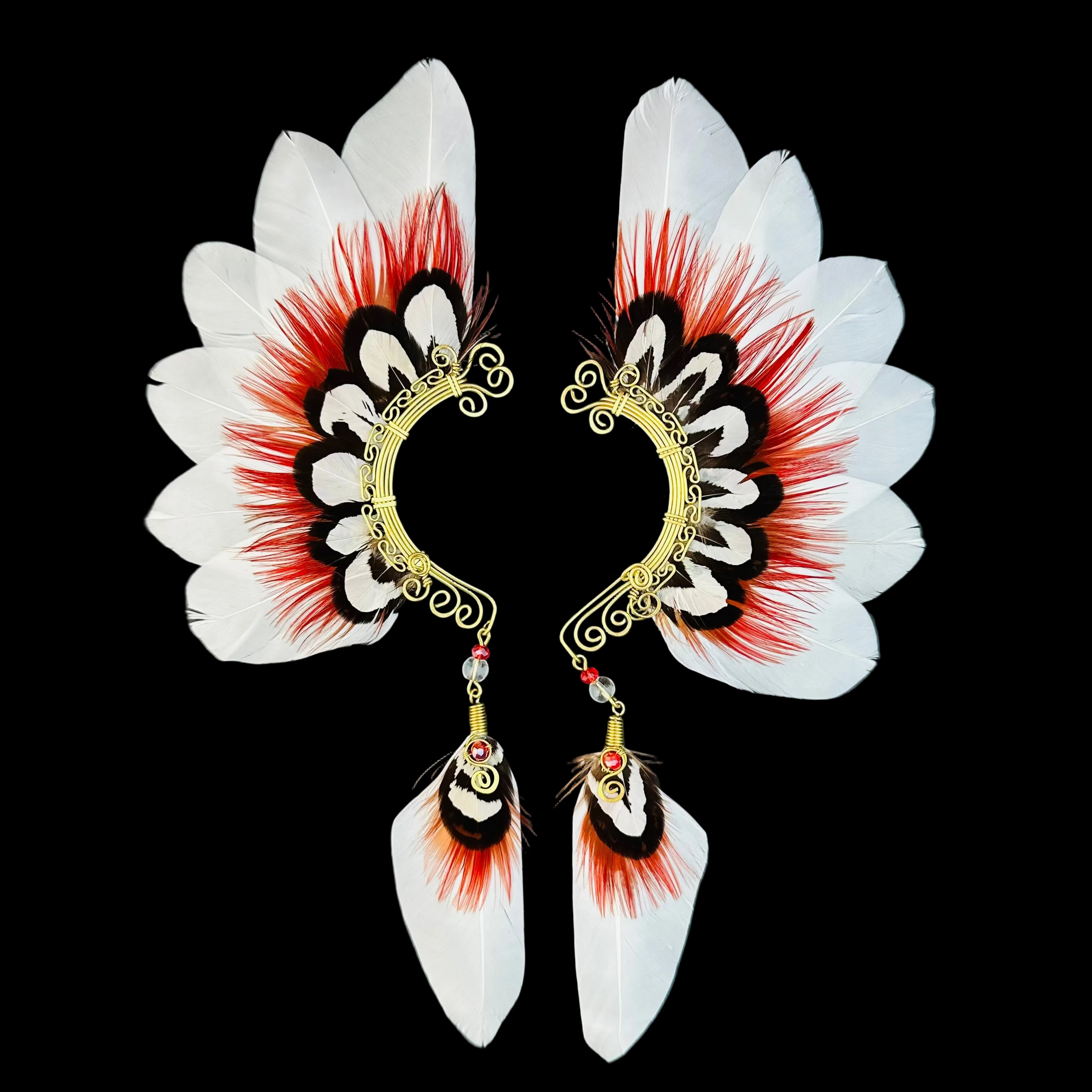 Feather wing cuff Earrings 1186