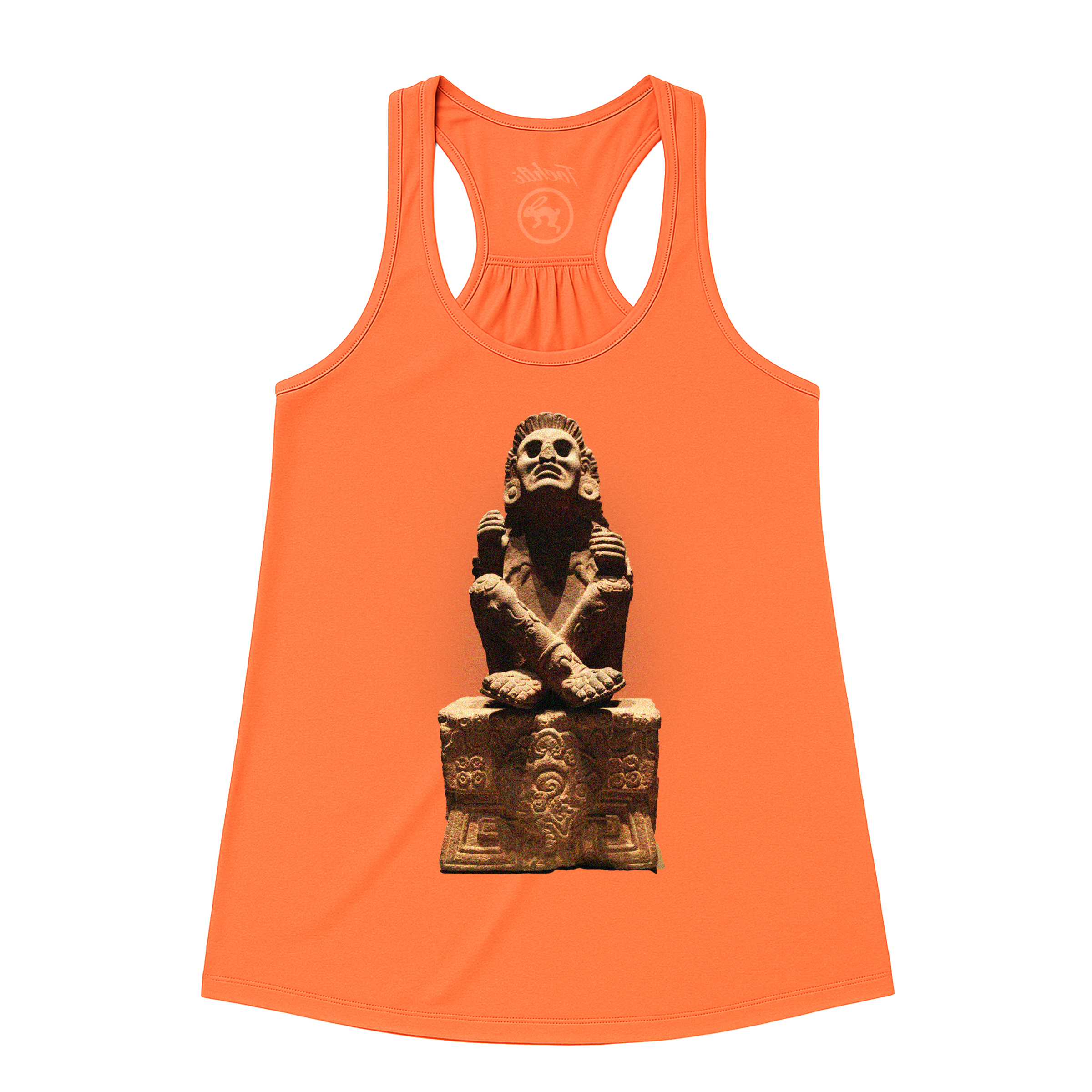 Tank Top - Ladies Flowy Razor Back - Xochipilli Coral