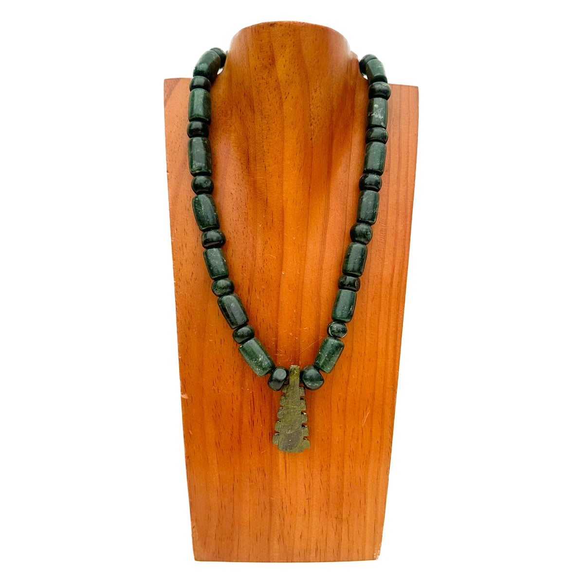 Necklace - Guatamala Jade - Macuahuitl