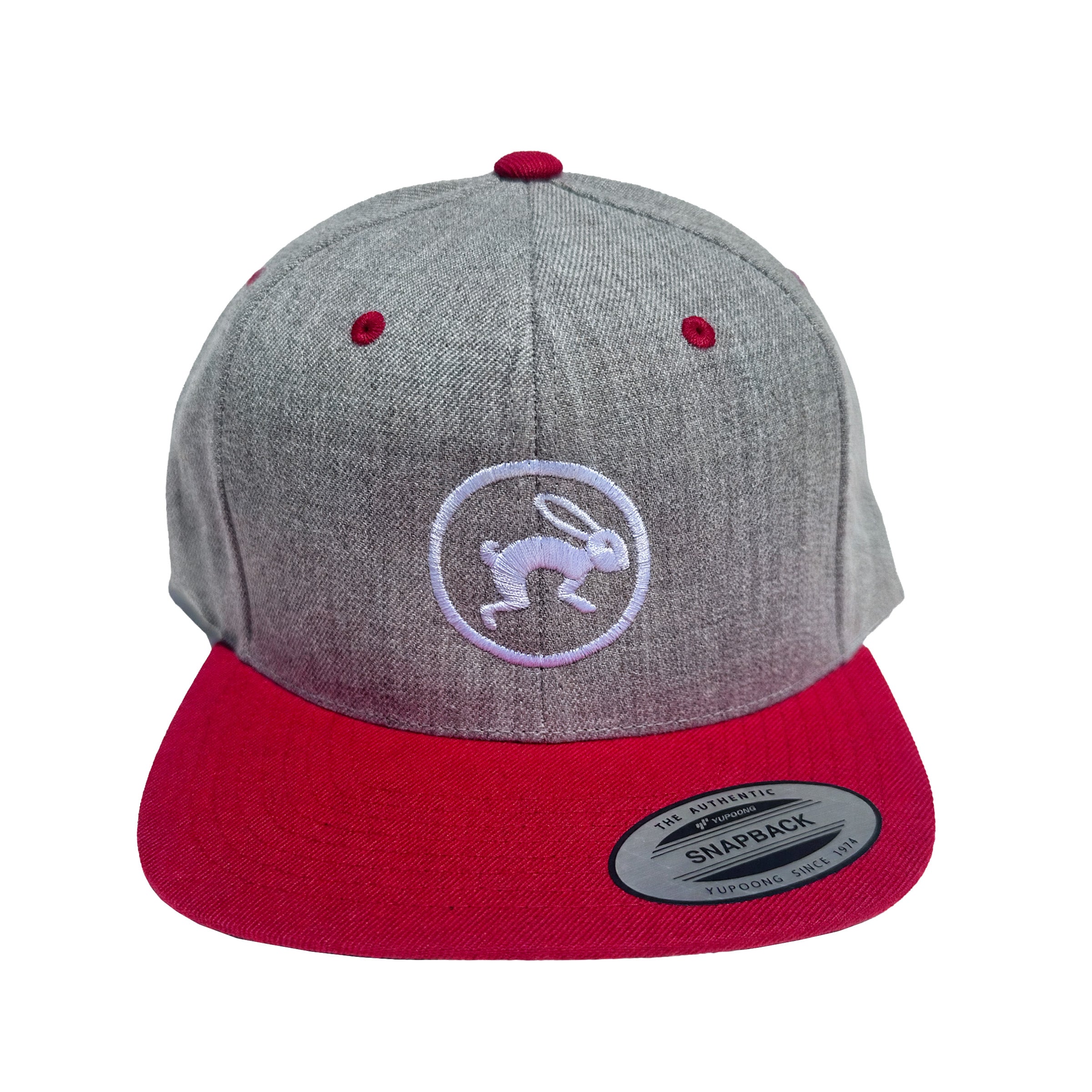Snapback Hat - Tochtli - Grey & Red