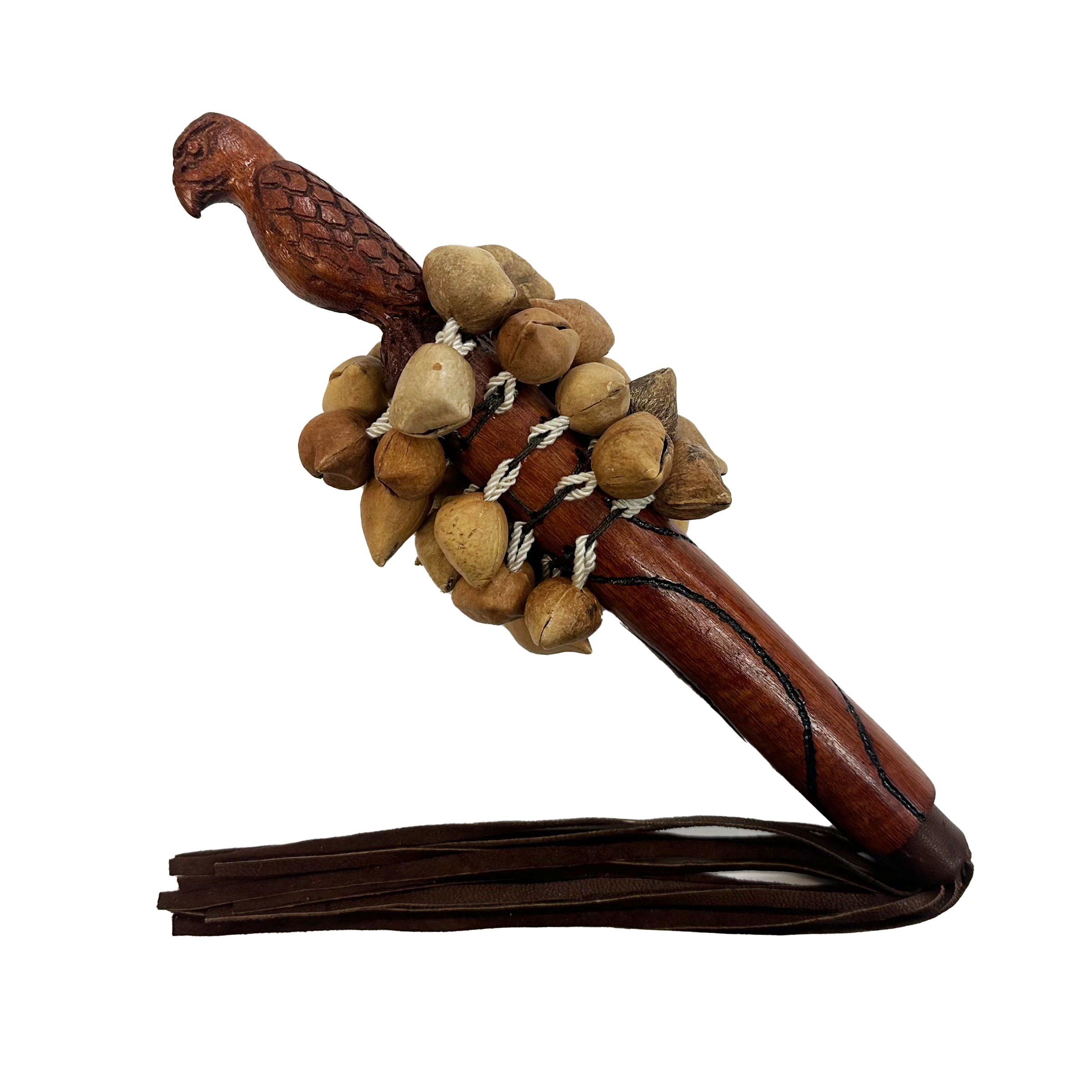 Aztec Dance - Sonaja | Rattle - Ayoyotes w/ Eagle Carving