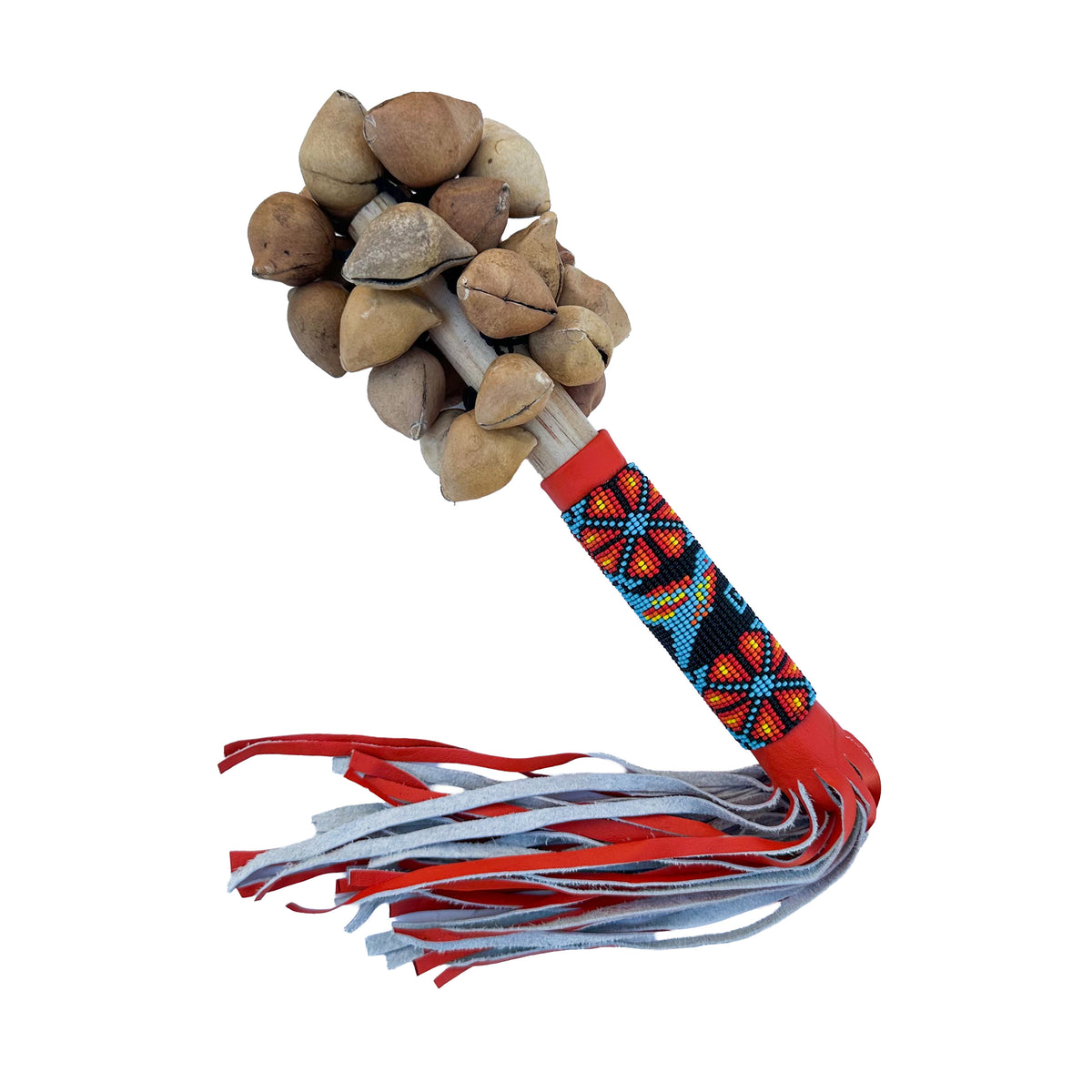 Sonaja (Rattle) - Ayoyotes with beads - 125