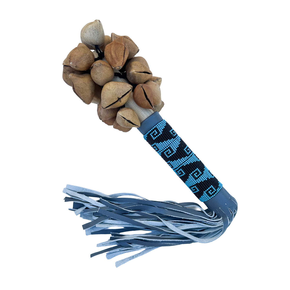 Sonaja (Rattle) - Ayoyotes with beads - 126