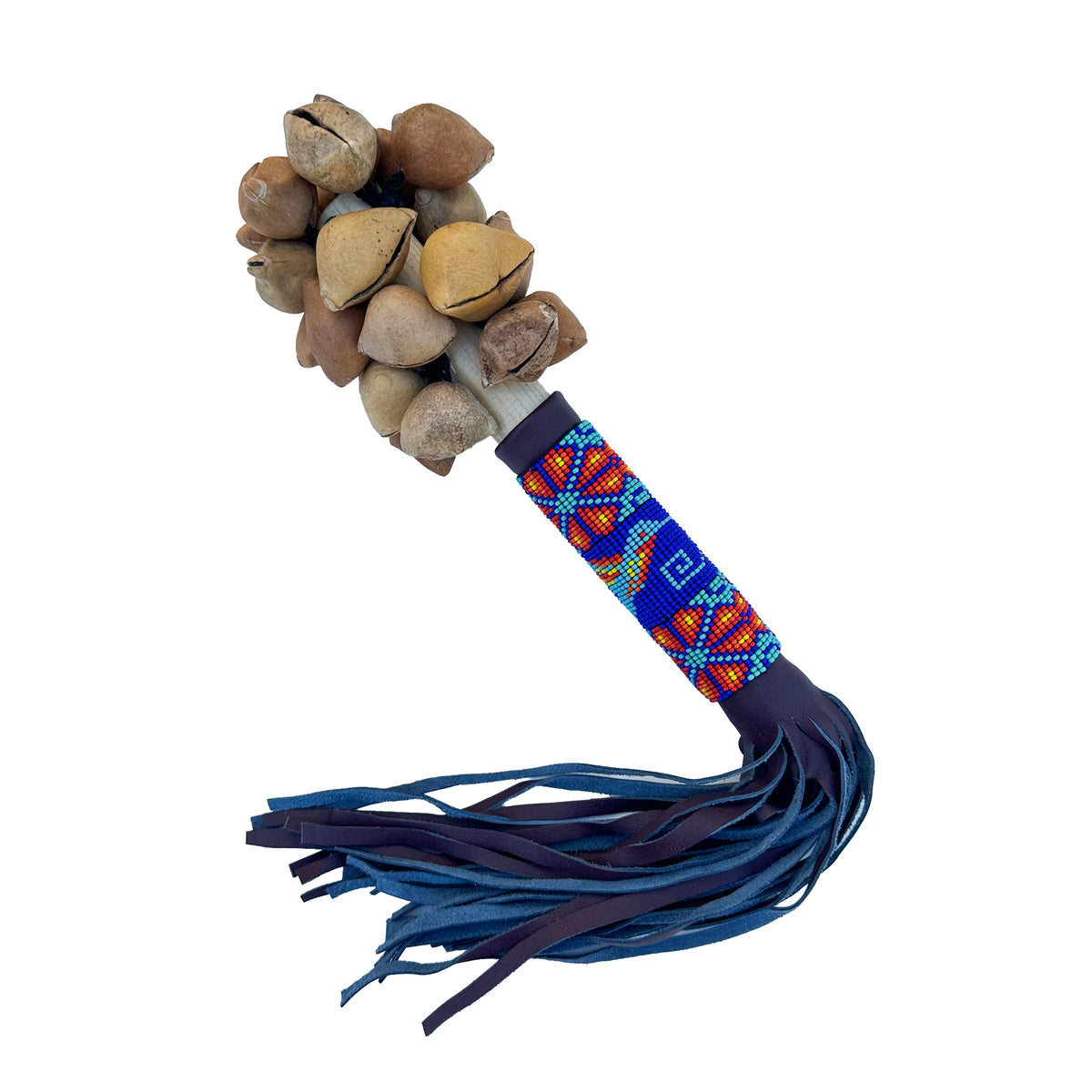 Sonaja (Rattle) - Ayoyotes with beads - 127