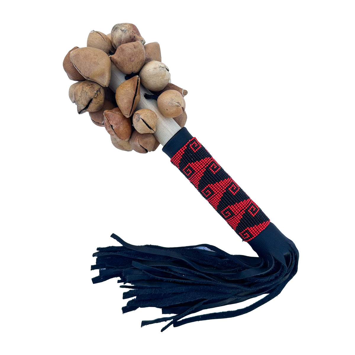 Sonaja (Rattle) - Ayoyotes with beads - 130