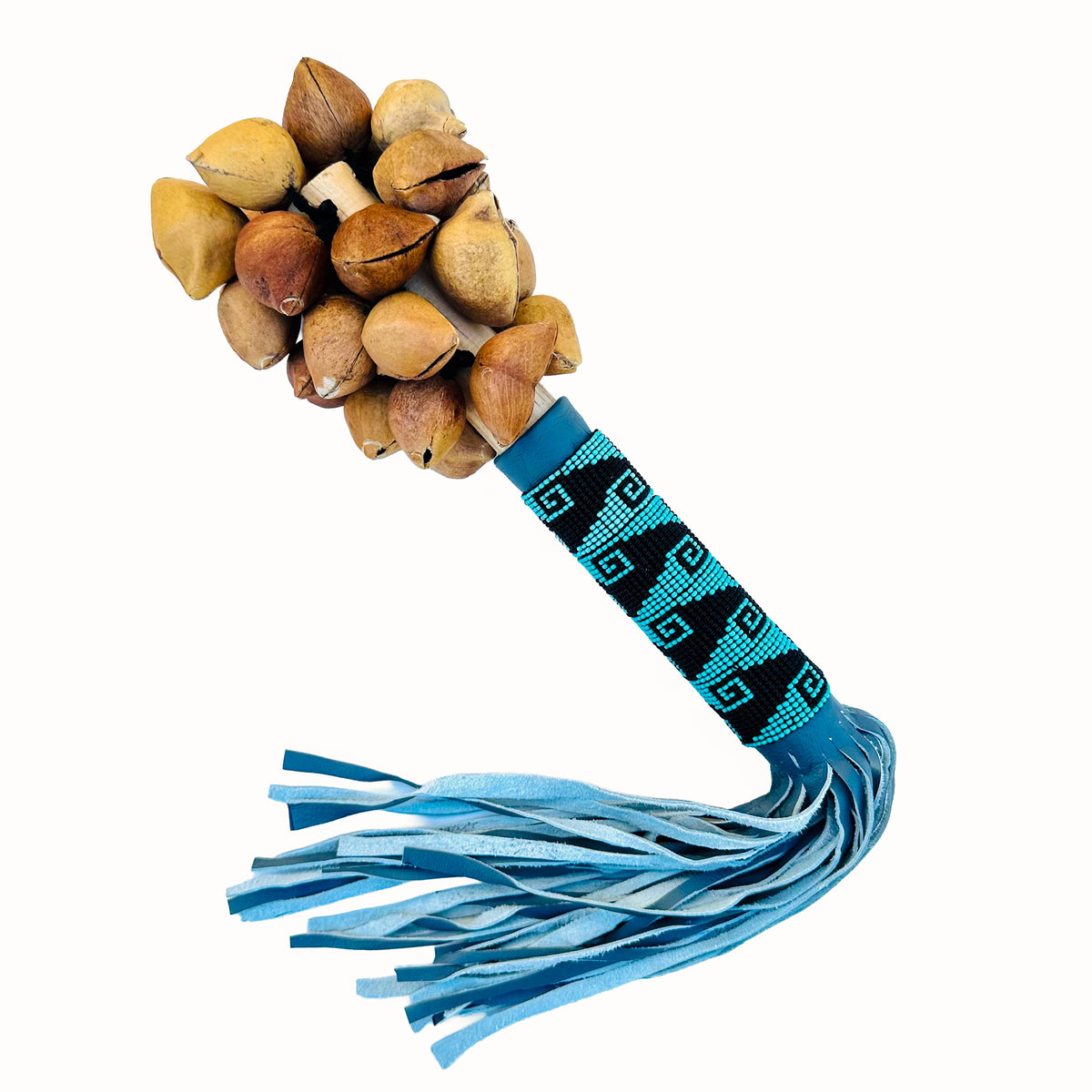 Sonaja (Rattle) - Ayoyotes with beads - 132