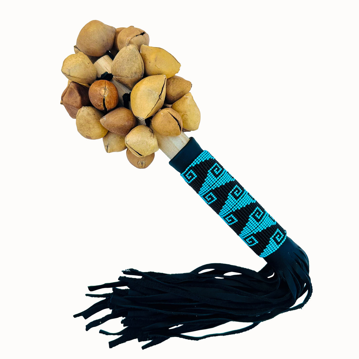 Sonaja (Rattle) - Ayoyotes with beads - 136