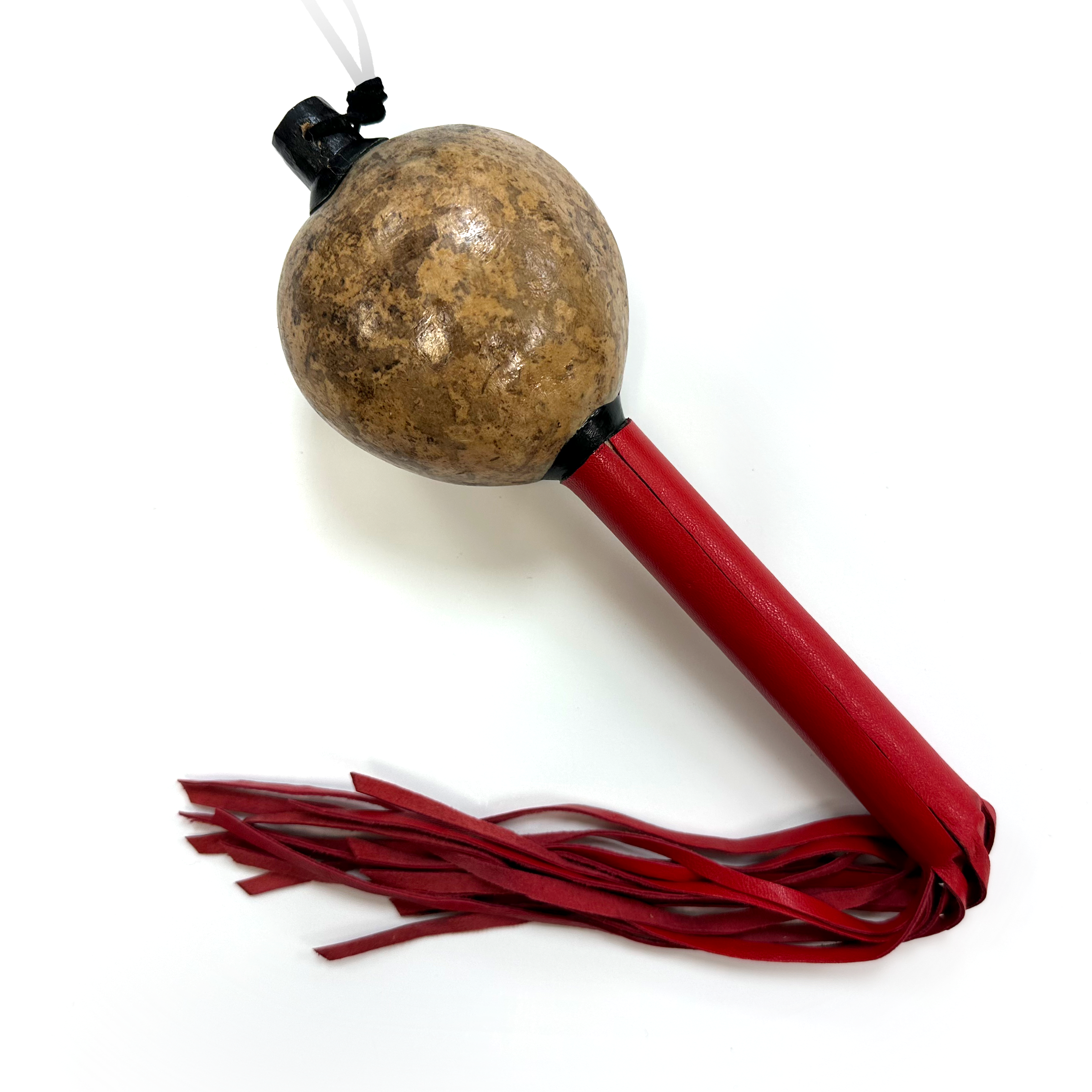 Rattle(Sonaja) - Gourd - Red – Tochtli Cultural Wear Rattle(Sonaja) - Gourd - Red – Tochtli Cultural Wear